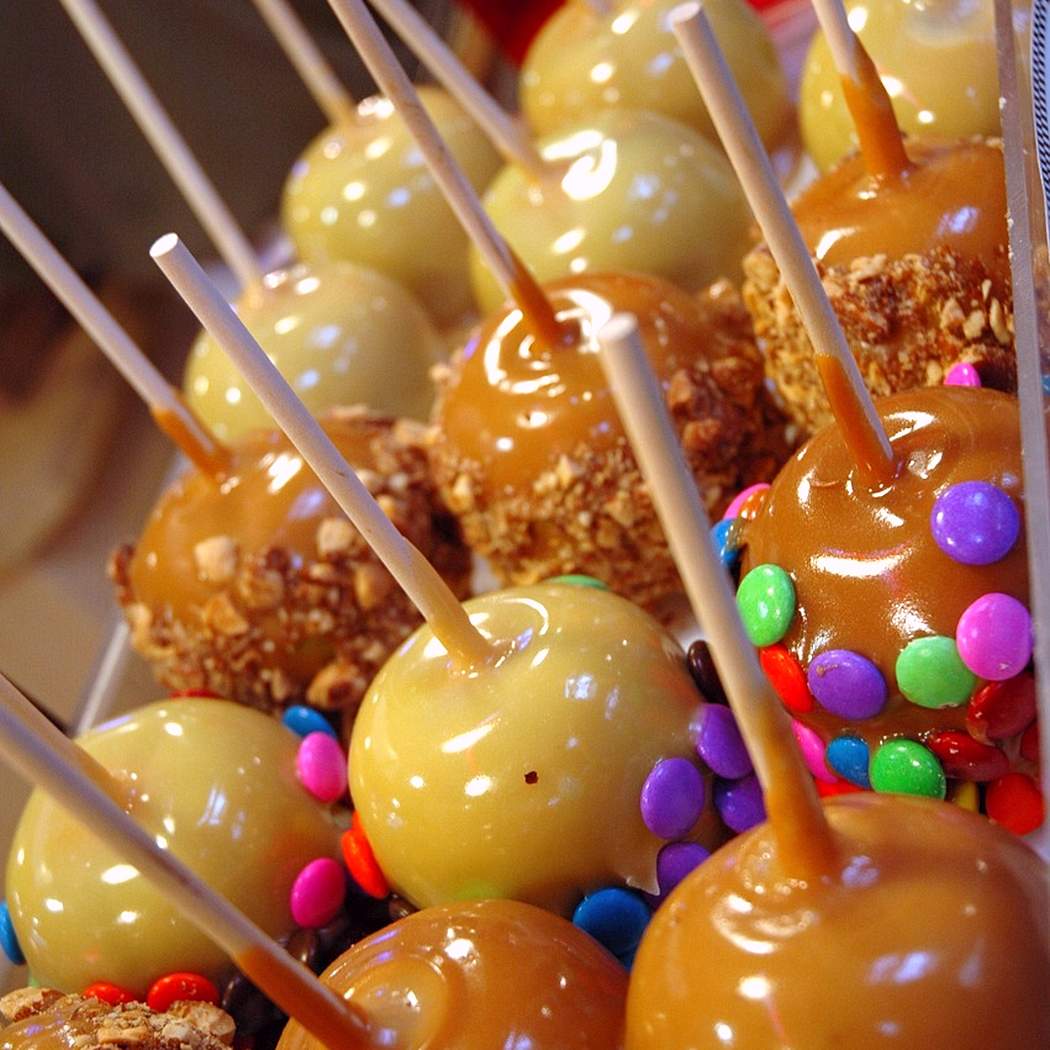 Mele candite come al mercatino di Natale