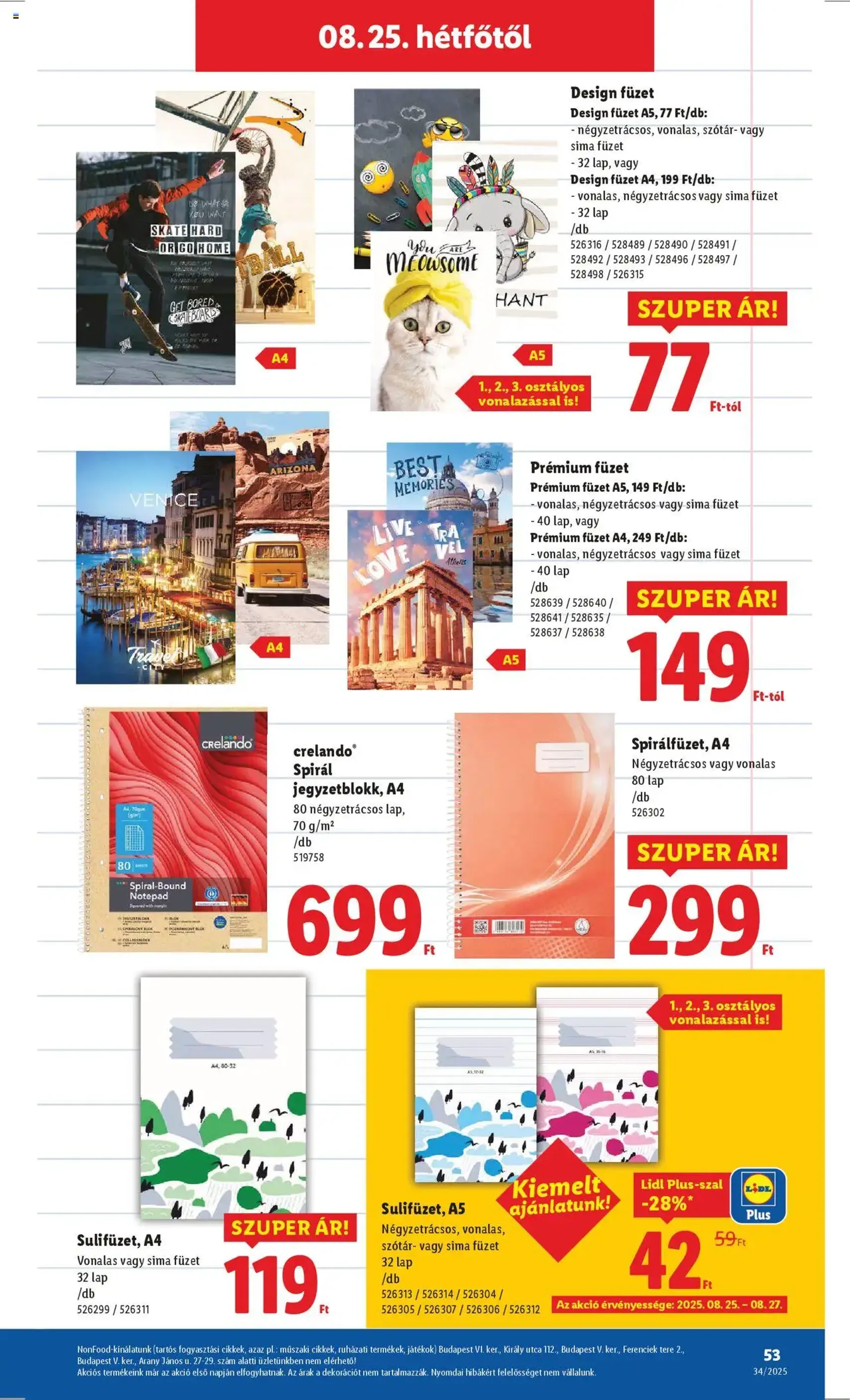 Lidl Akciós újság - 2025.08.21. érvényes szórólap 53 oldal 70 oldalból