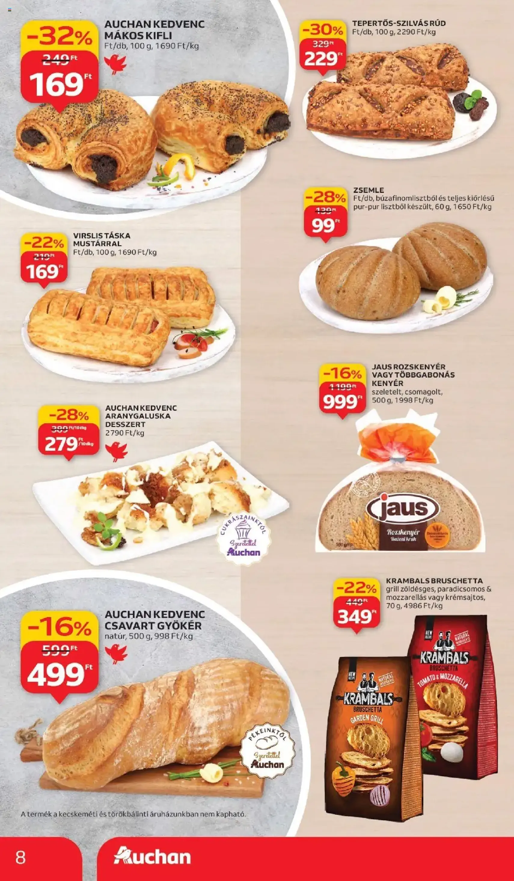 Auchan Akciós újság - 2025.09.11. érvényes szórólap 8 oldal 42 oldalból Auchan Akciós újság - 2025.09.11. érvényes szórólap 8 oldal 42 oldalból