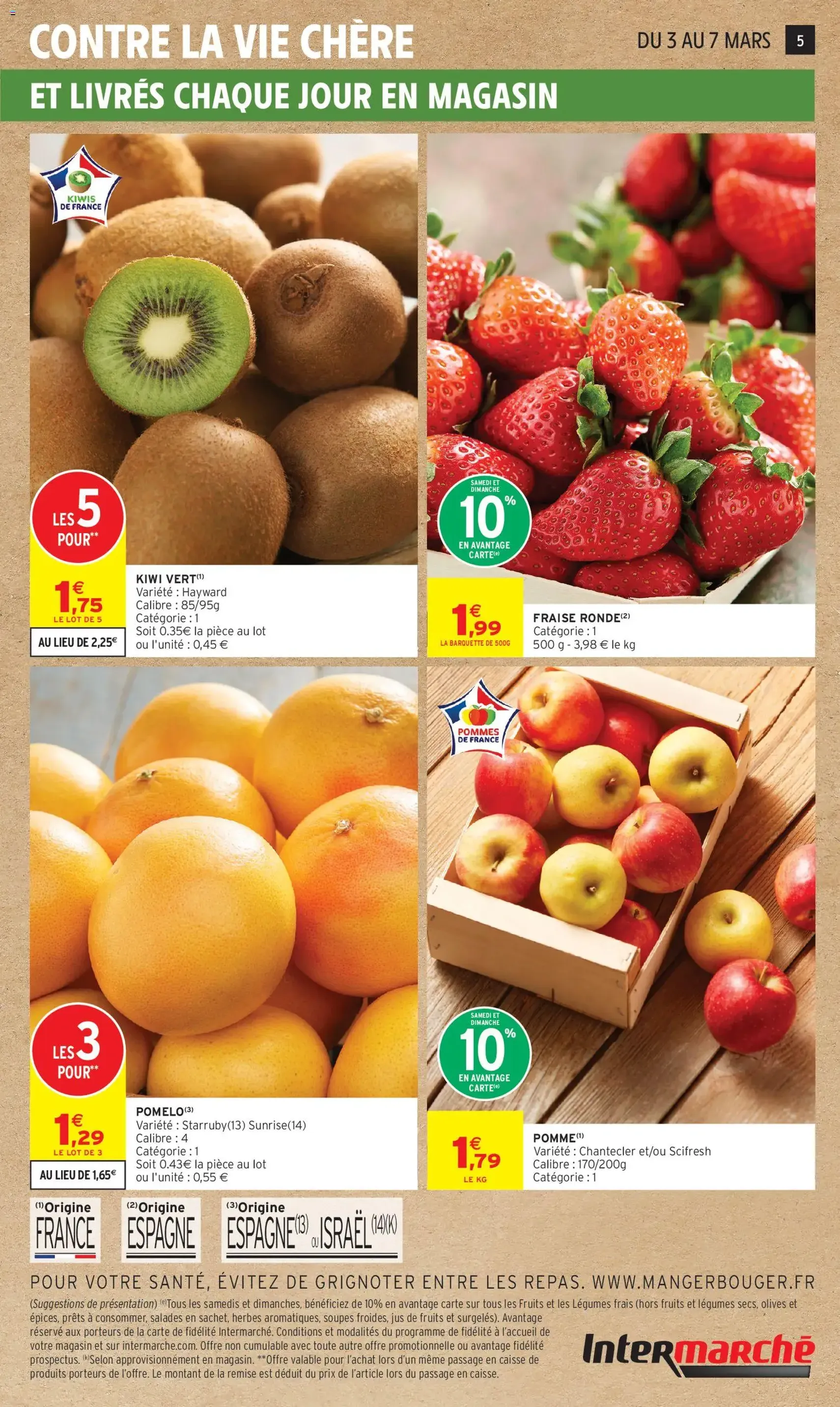 Intermarché catalogue semaine 10 - brochure valable à partir du 03/03/2026, page 5 sur 52
