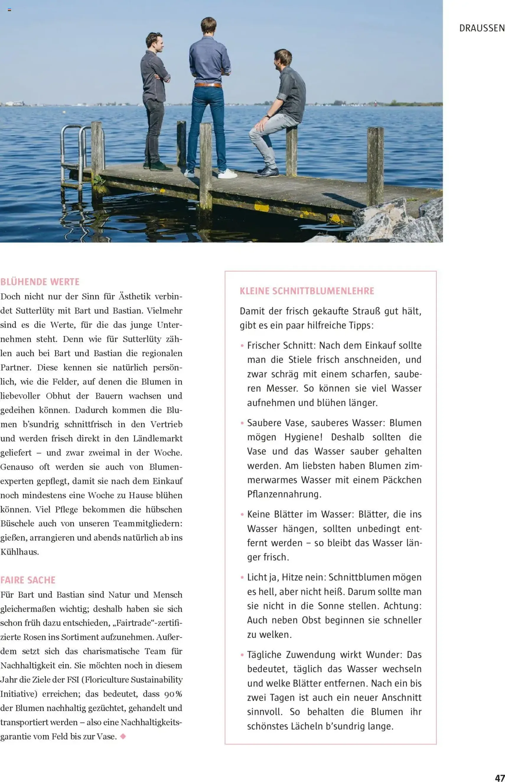 Sutterlüty B’sundrig Magazine - Gültiger Prospekt ab 18.06.2025, Seite 47 von insgesamt 116 Sutterlüty B’sundrig Magazine - Gültiger Prospekt ab 18.06.2025, Seite 47 von insgesamt 116