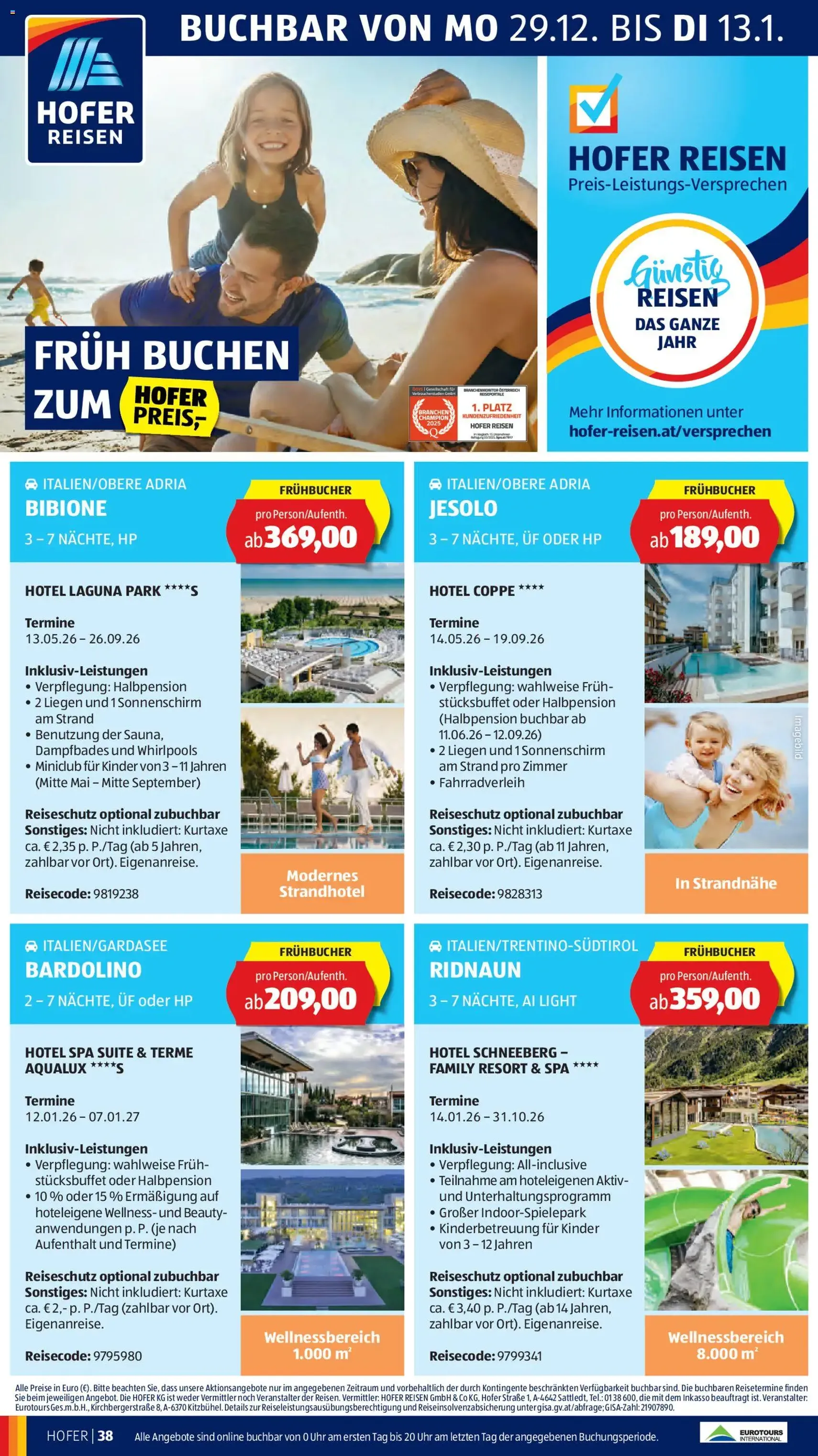 Hofer Flugblatt - Gültiger Prospekt ab 02.01.2026, Seite 42 von insgesamt 45