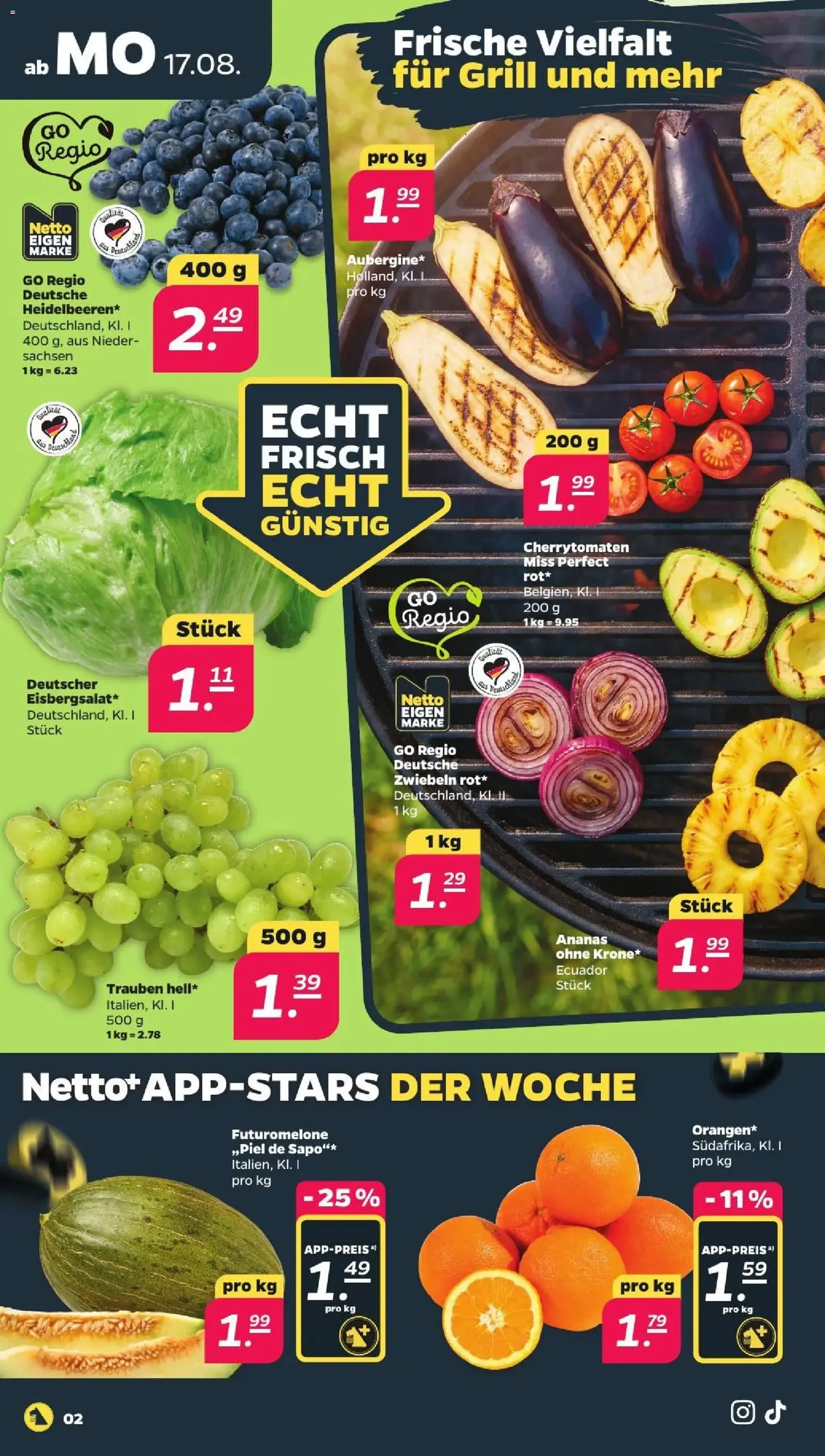 Netto Prospekt - Gültiger Prospekt ab 17.08.2026, Seite 2 von insgesamt 33