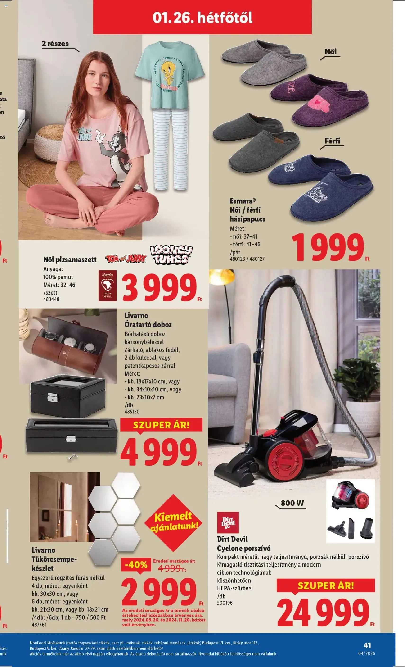 Lidl Akciós újság - 2026.01.22. érvényes szórólap 41 oldal 58 oldalból