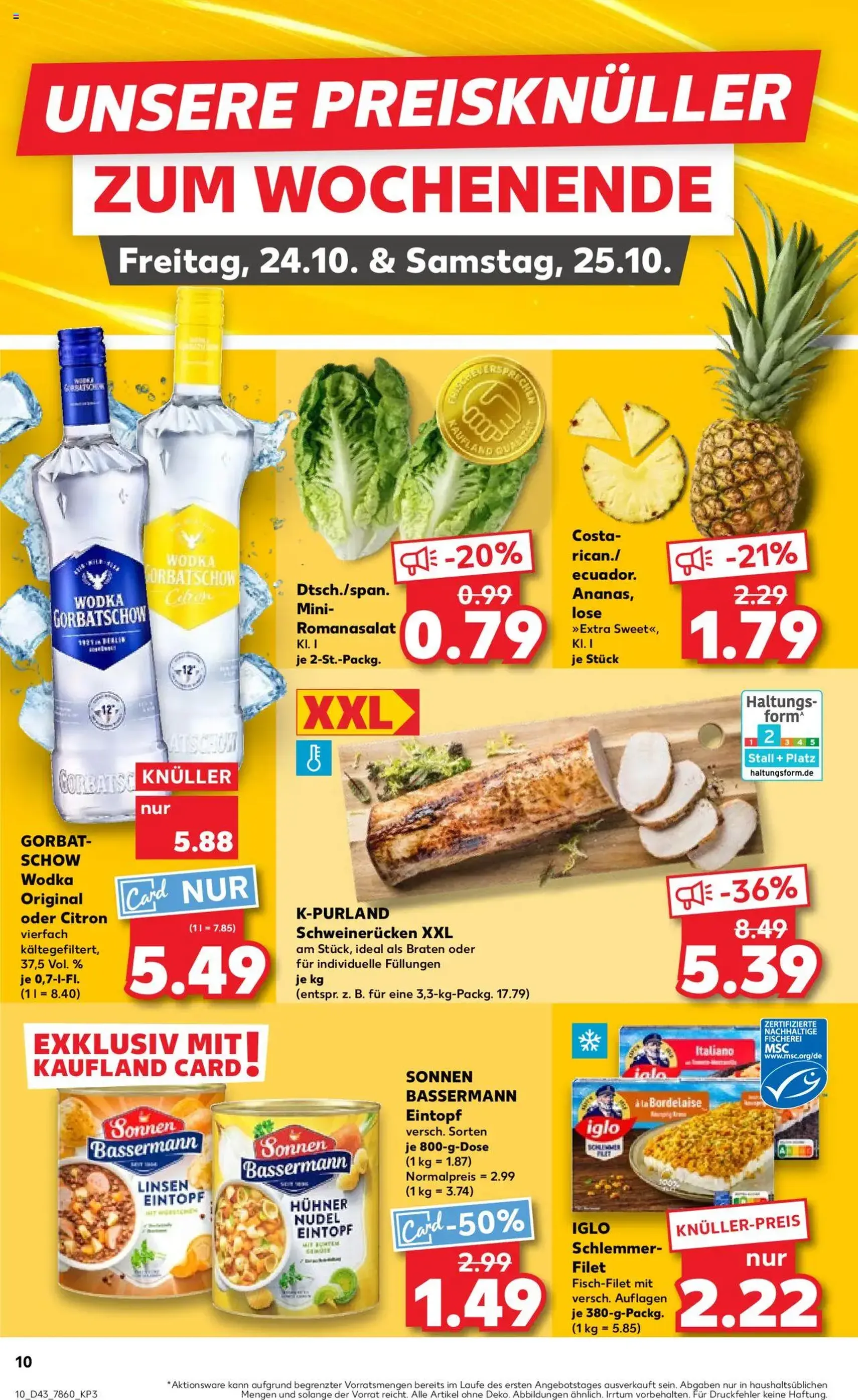 Kaufland Prospekt - Gültiger Prospekt ab 23.10.2025, Seite 10 von insgesamt 61 Kaufland Prospekt - Gültiger Prospekt ab 23.10.2025, Seite 10 von insgesamt 61