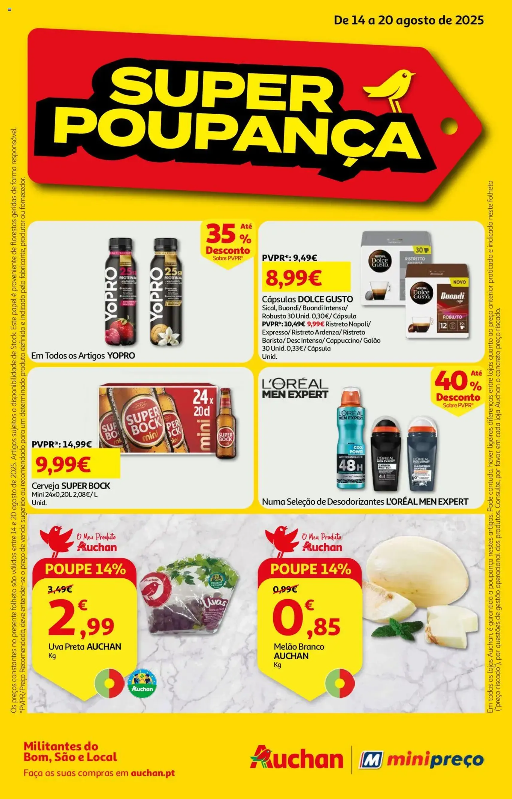 Auchan folheto - folheto válido a partir de 14/08/2025 página 1 de 16