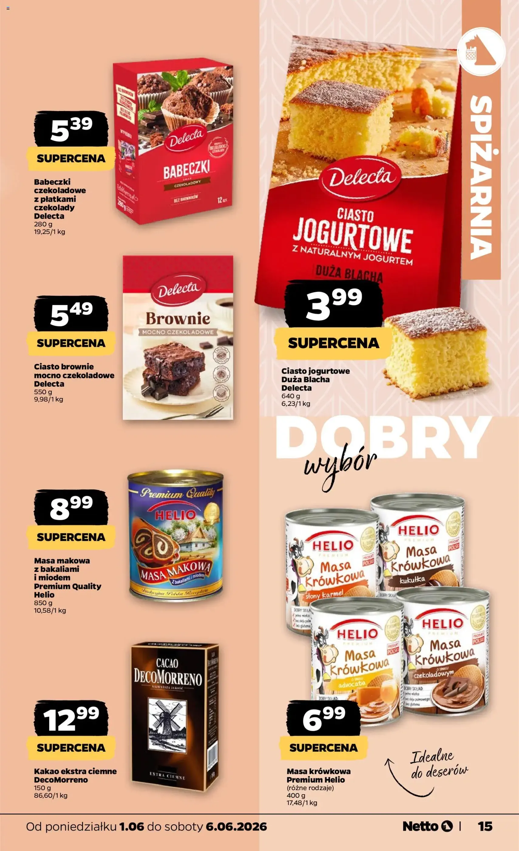 Netto gazetka od poniedziałku spożywcza - ważny gazetka od 01.06.2026 strona 15 z 33