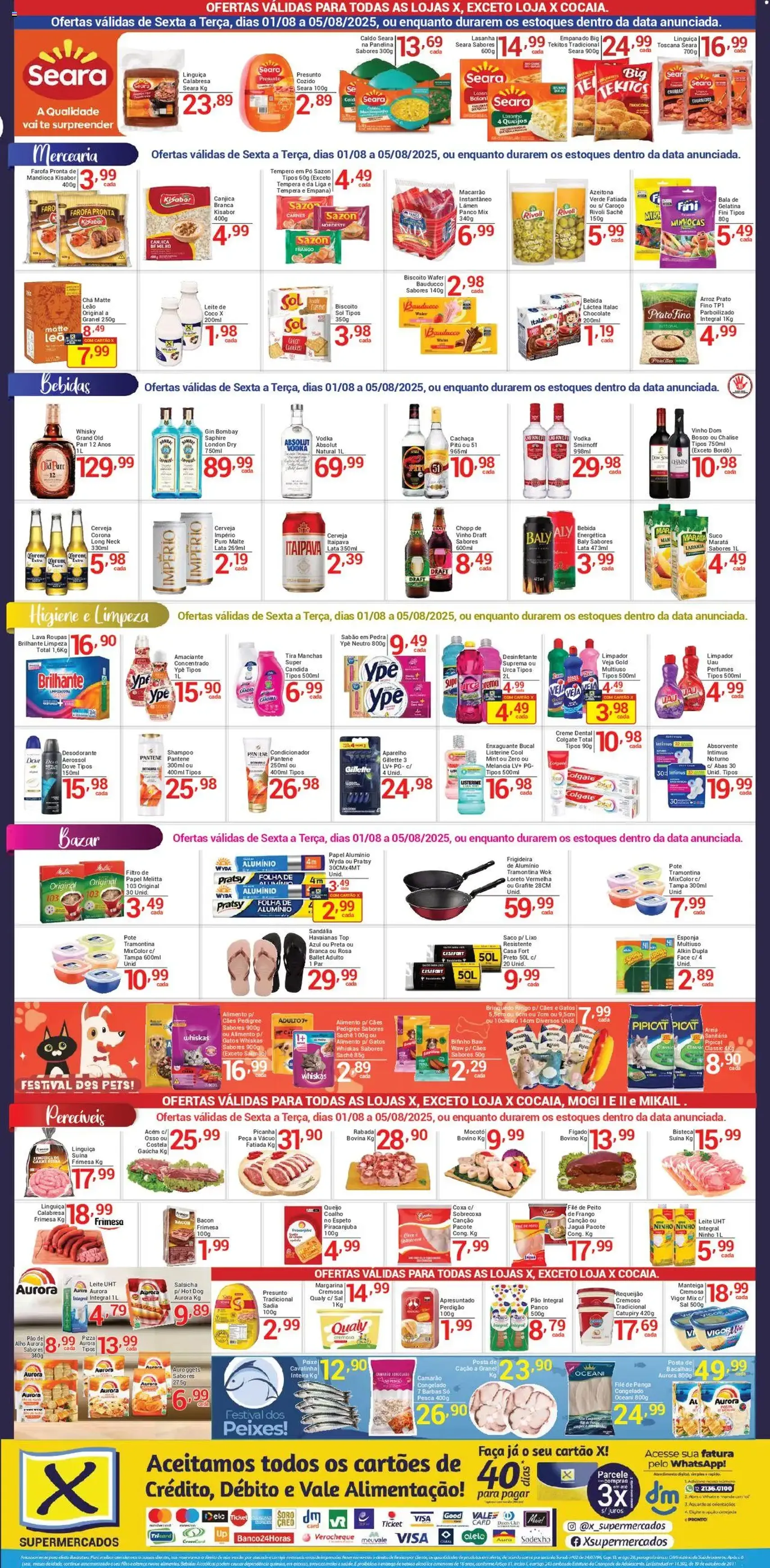 X Supermercados - Ofertas da semana - folheto válido a partir de 01/08/2025 página 2 de 2
