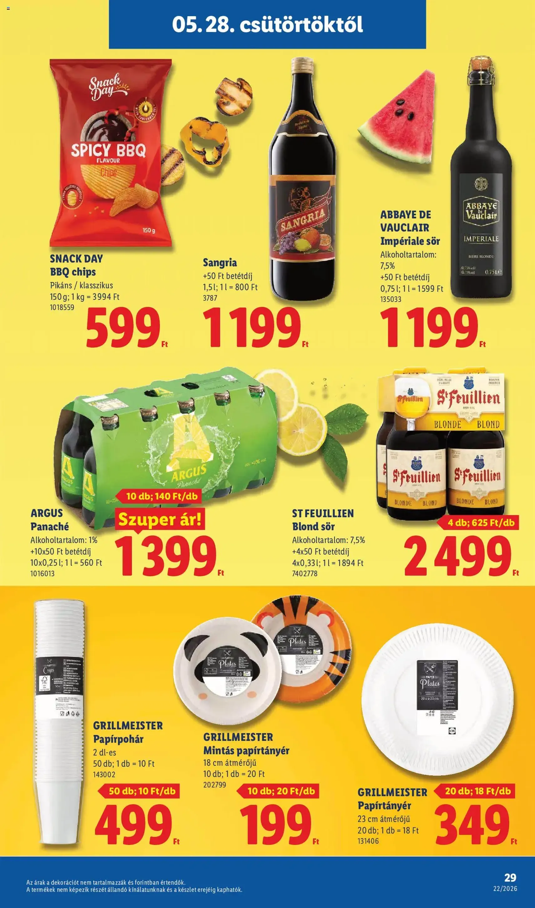 Lidl akciós újság - 2026.05.28. érvényes szórólap 29 oldal 74 oldalból