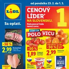 Lidl leták - náhľad letáku platný od 23.02.2026
