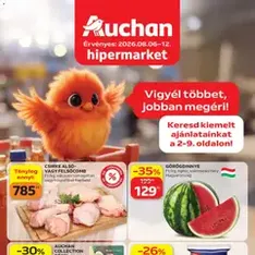 Auchan akciós újság - szórólap előnézete érvényes 2026.08.06. -tól
