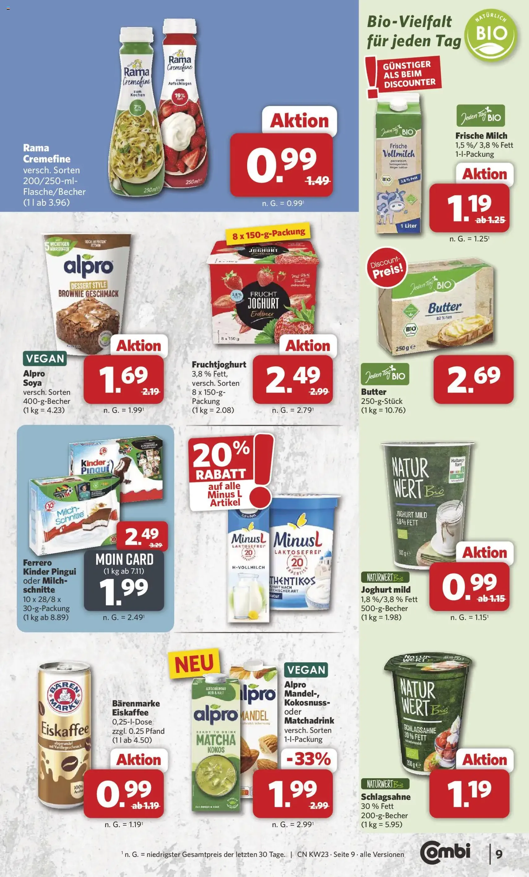 Combi Prospekt - Gültiger Prospekt ab 01.06.2026, Seite 9 von insgesamt 31
