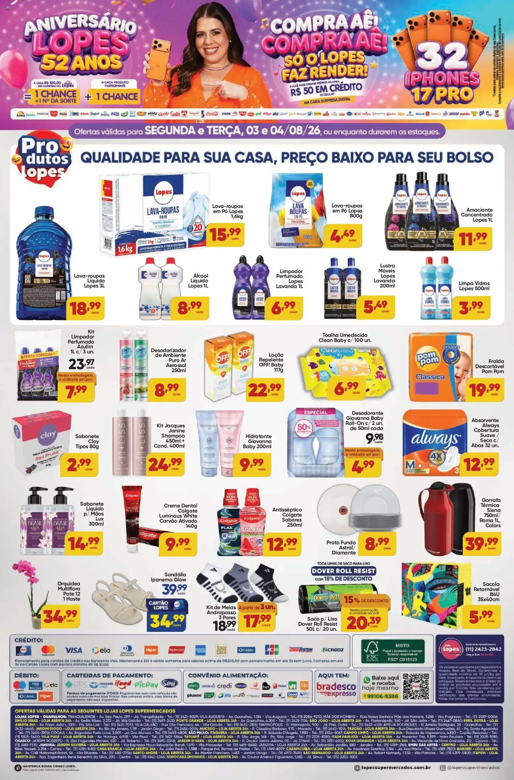 Lopes Supermercados - Ofertas da semana - folheto válido a partir de 03/08/2026 página 2 de 2
