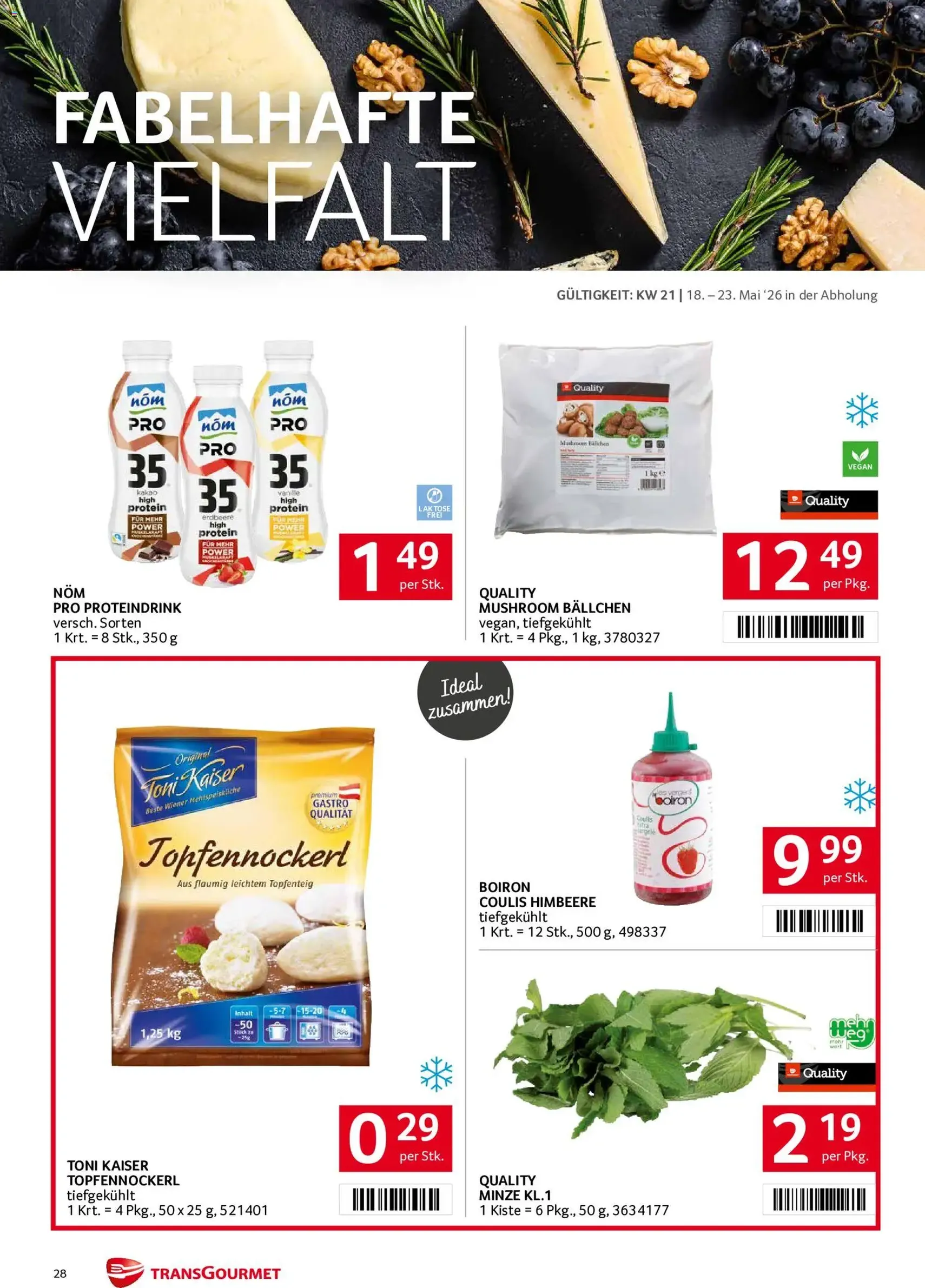 Transgourmet Flugblatt - Gültiger Prospekt ab 18.05.2026, Seite 28 von insgesamt 32