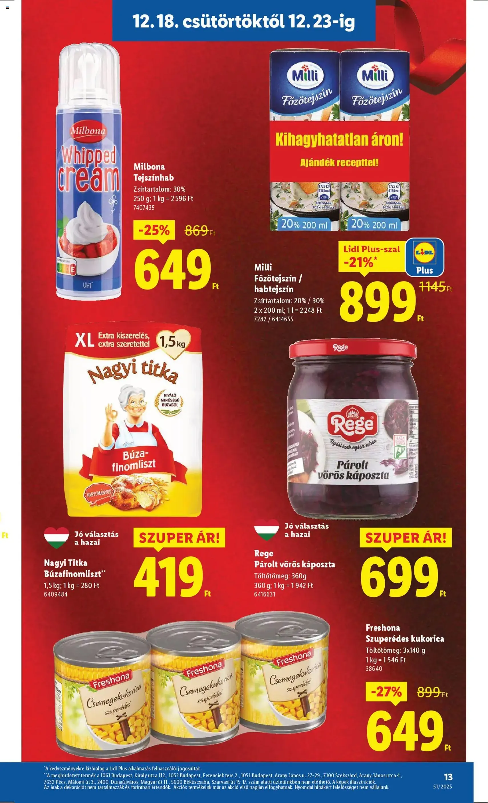 Lidl Akciós újság - 2025.12.18. érvényes szórólap 13 oldal 52 oldalból