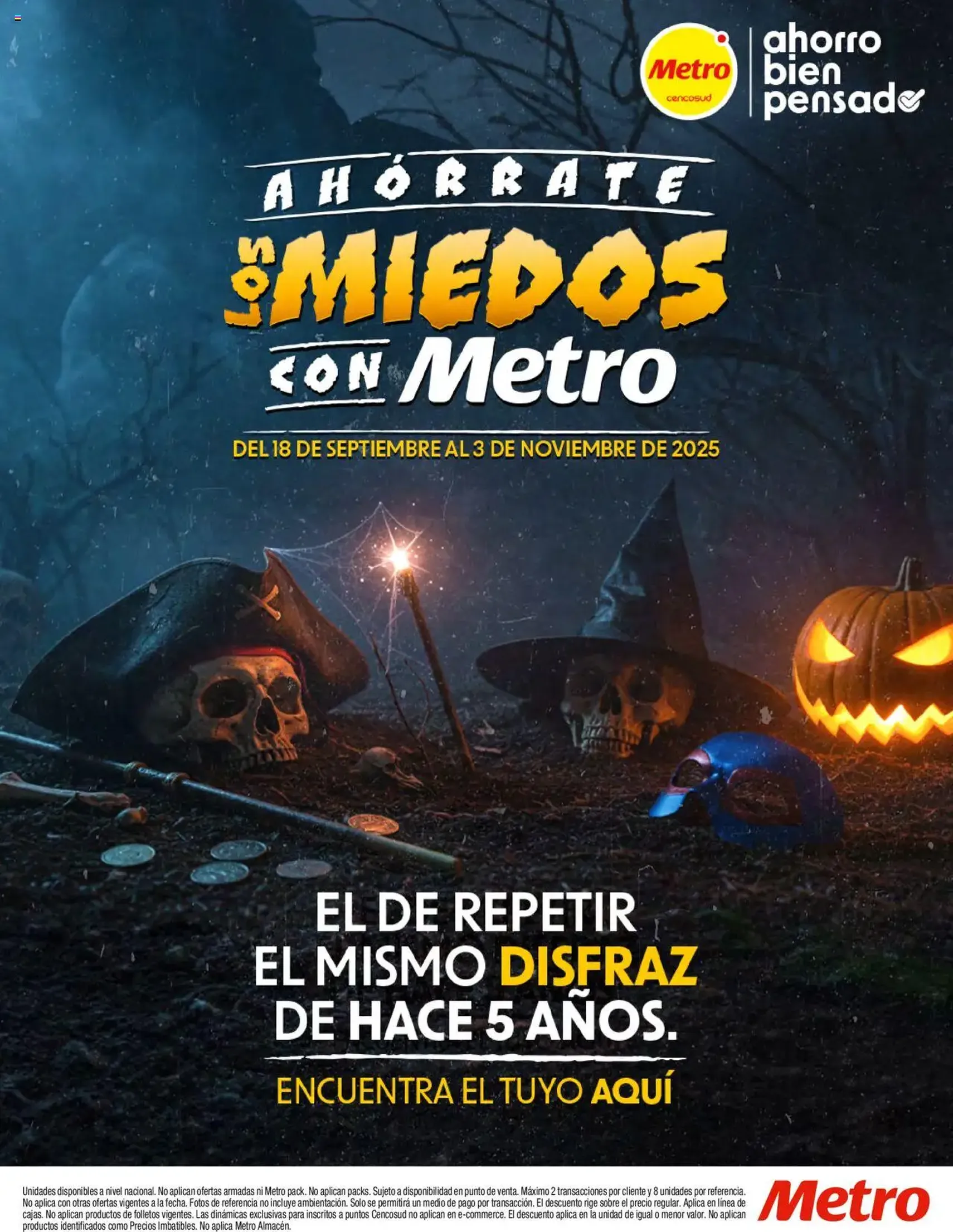 Metro - Catálogo Halloween - folleto válido desde 18/09/2025 página 1 de 13