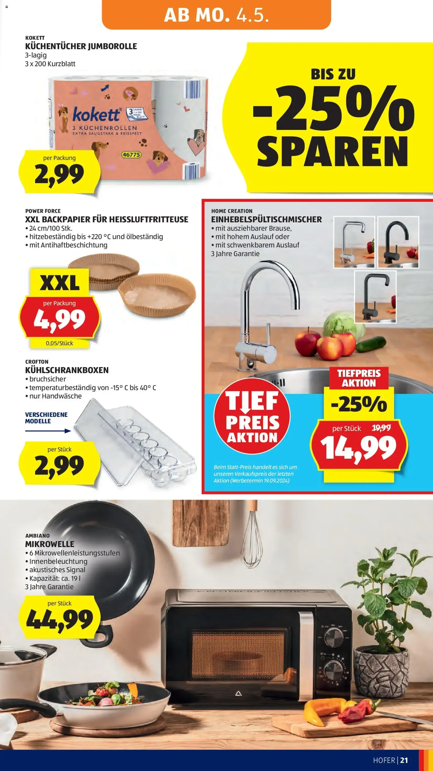 Hofer Flugblatt - Gültiger Prospekt ab 29.04.2026, Seite 27 von insgesamt 47