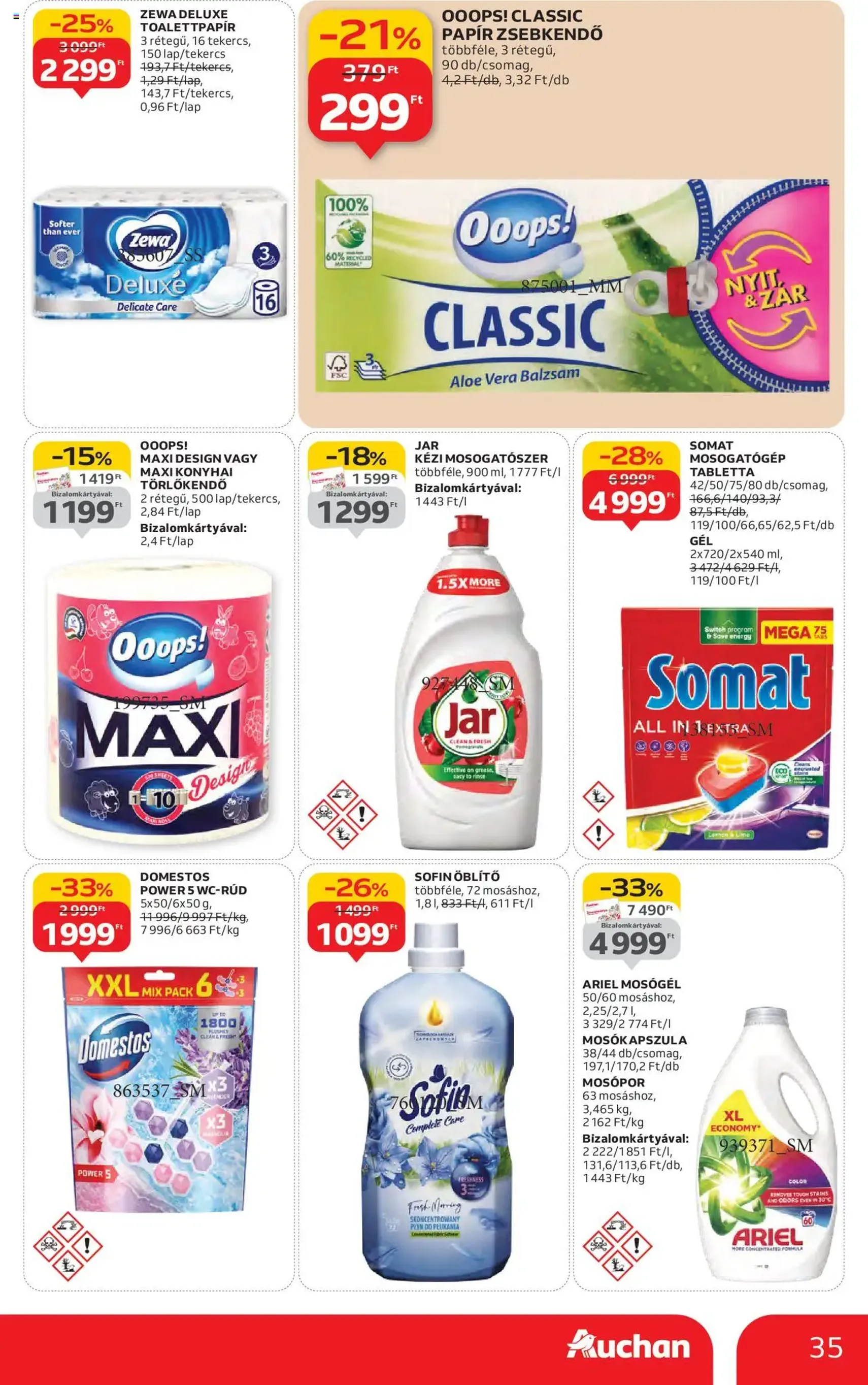 Auchan Akciós újság - 2025.10.16. érvényes szórólap 35 oldal 54 oldalból Auchan Akciós újság - 2025.10.16. érvényes szórólap 35 oldal 54 oldalból