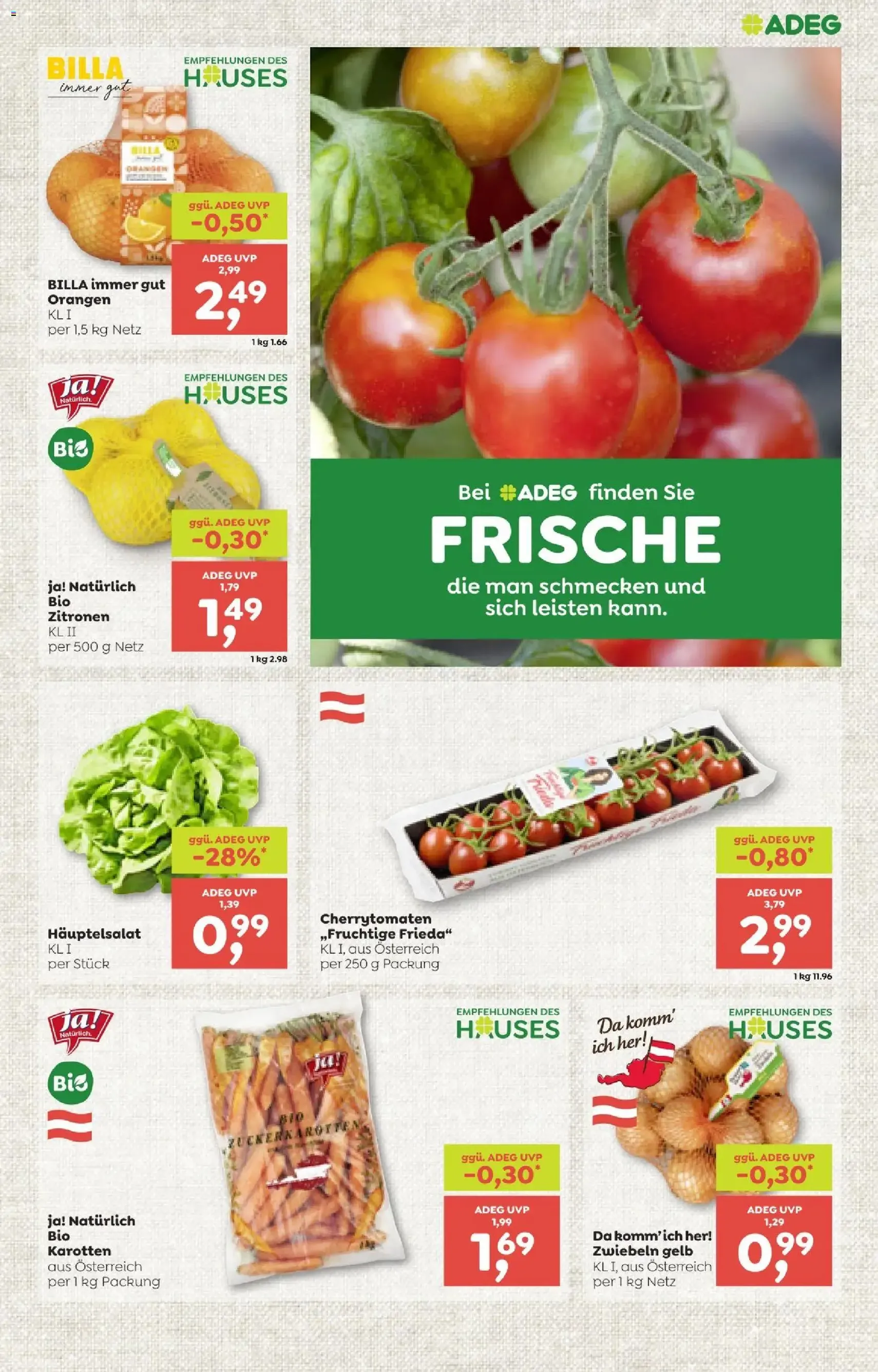 ADEG Flugblatt - Gültiger Prospekt ab 22.01.2026, Seite 7 von insgesamt 16