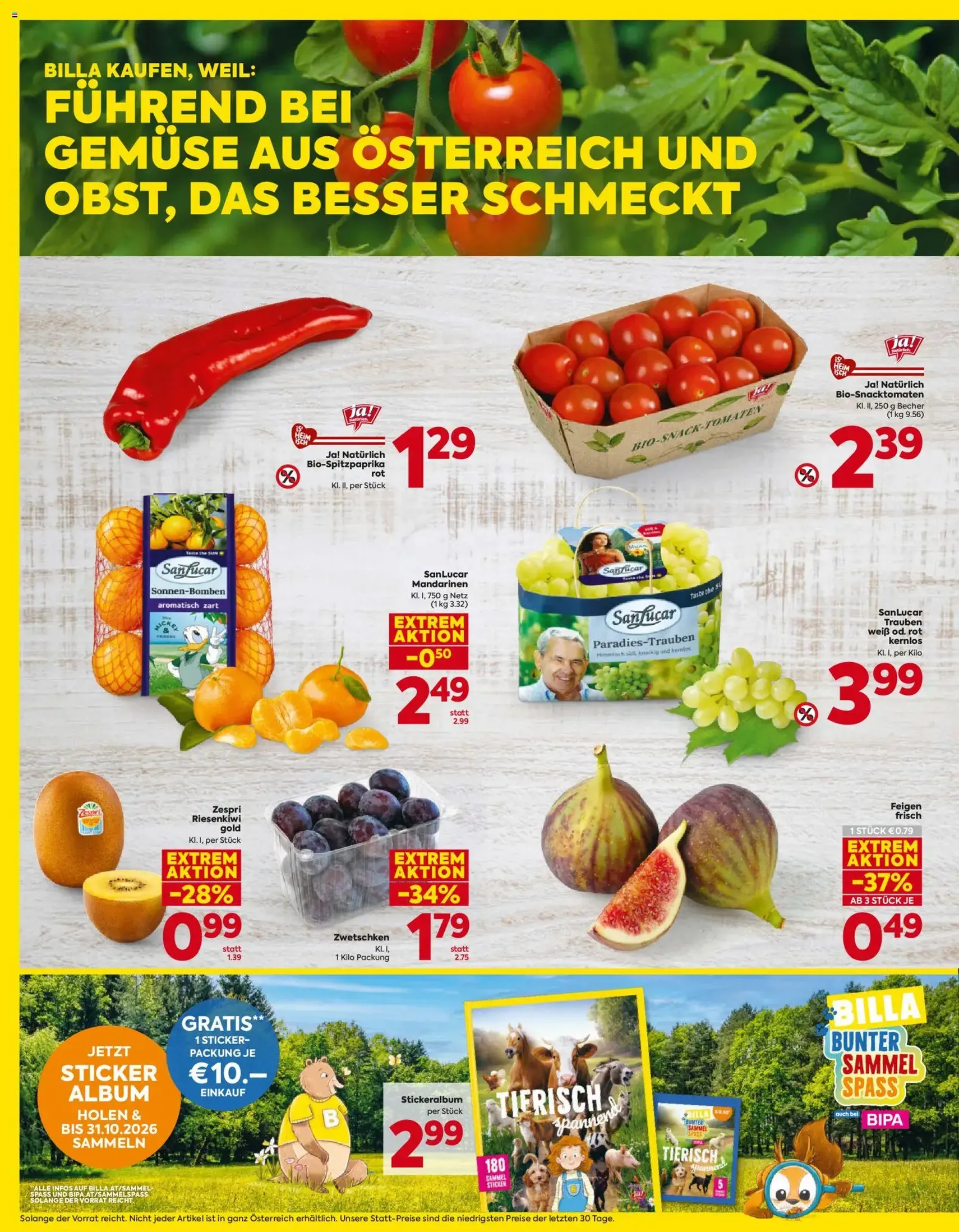 Billa Flugblatt - Gültiger Prospekt ab 24.09.2026, Seite 4 von insgesamt 16