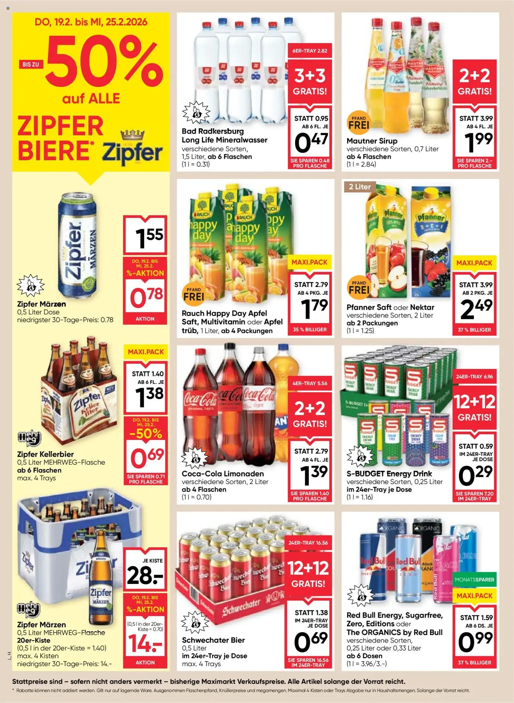 Maximarkt Flugblatt - Gültiger Prospekt ab 19.02.2026, Seite 14 von insgesamt 24