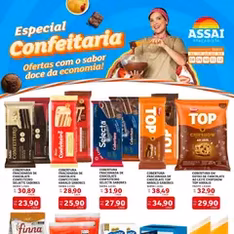 Encarte Assaí Atacadista - pré-visualização do folheto, válido a partir de 08/12/2025