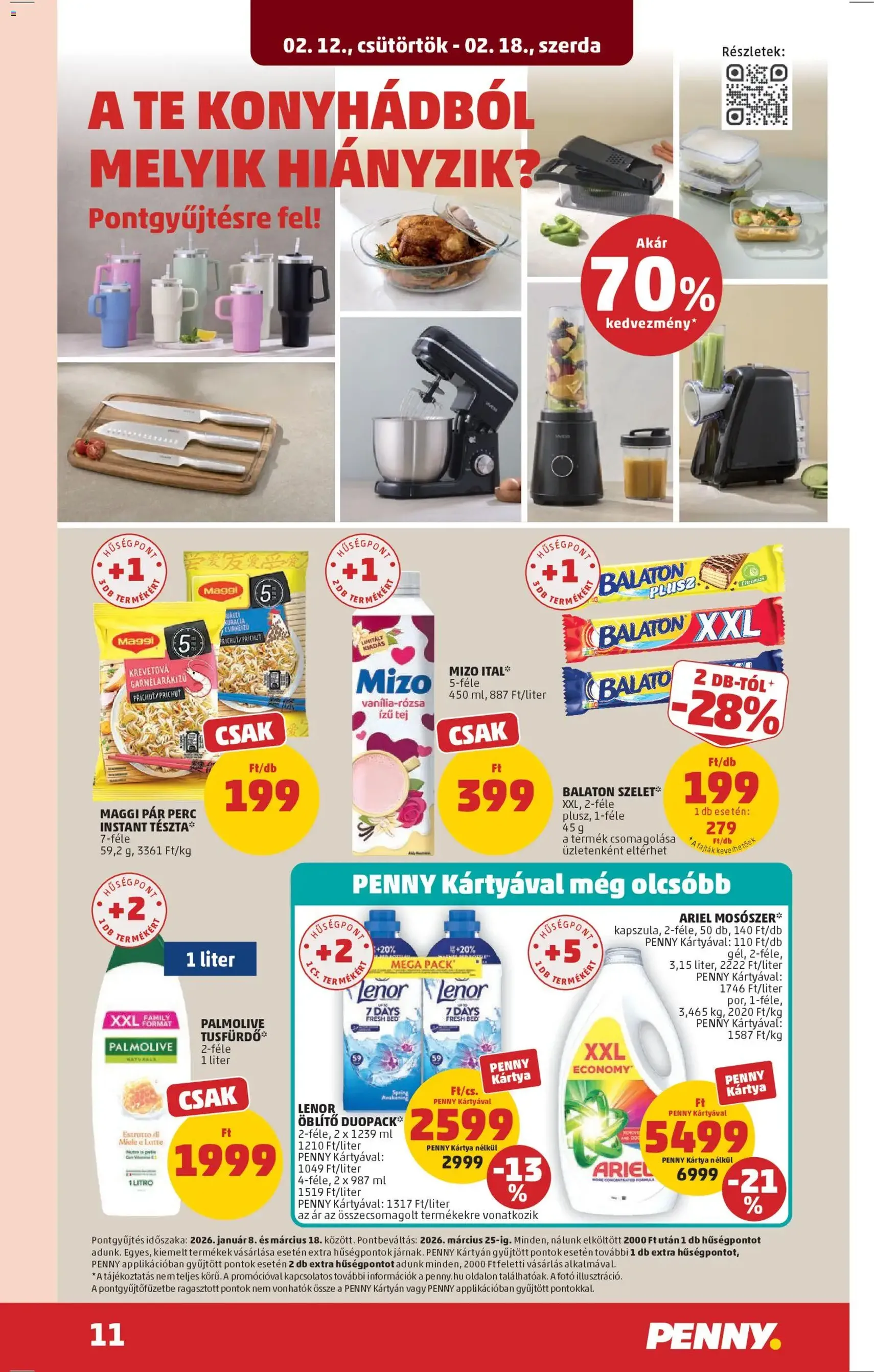 PENNY Akciós újság - 2026.02.12. érvényes szórólap 15 oldal 42 oldalból