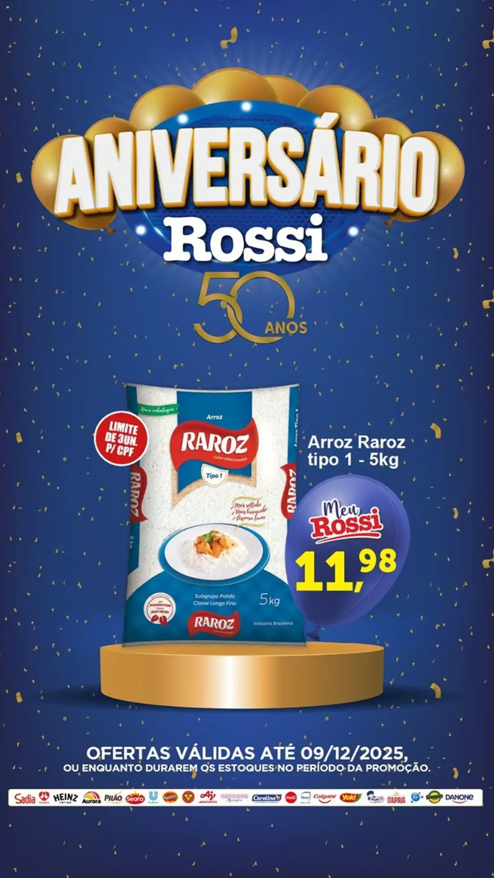 Rossi Supermercados - Ofertas da semana - folheto válido a partir de 07/12/2025 página 1 de 4