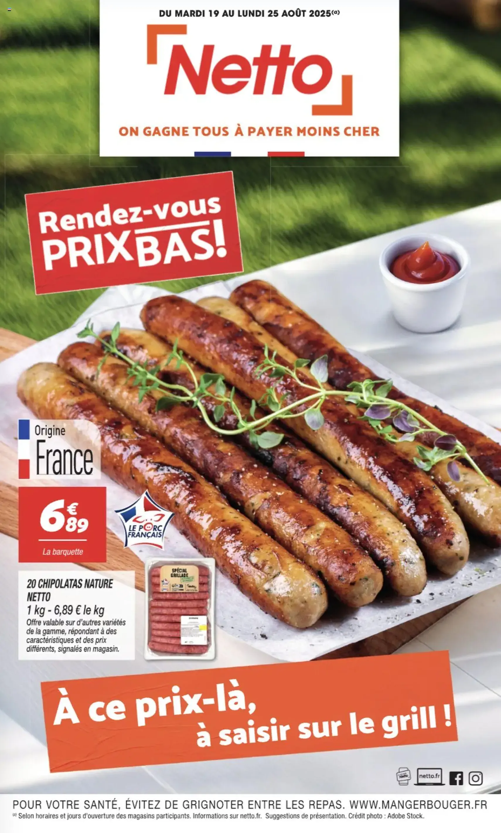 Netto catalogue - brochure valable à partir du 19/08/2025, page 1 sur 12 Netto catalogue - brochure valable à partir du 19/08/2025, page 1 sur 12