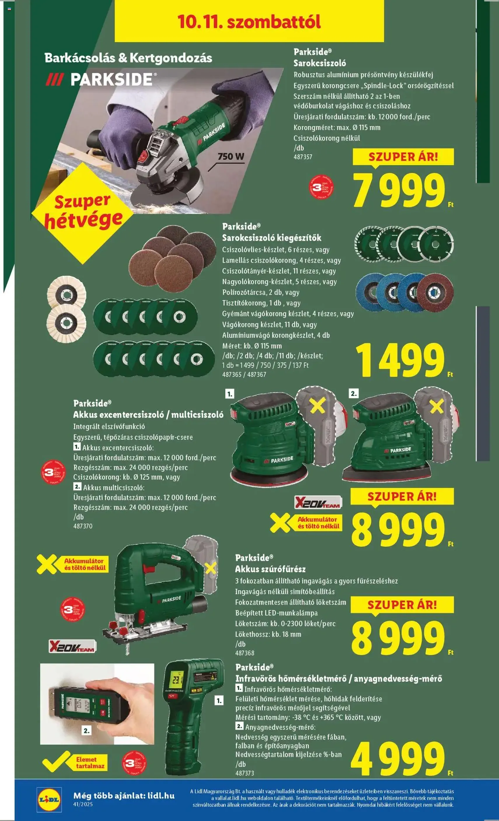 Lidl Akciós újság - 2025.10.09. érvényes szórólap 42 oldal 64 oldalból