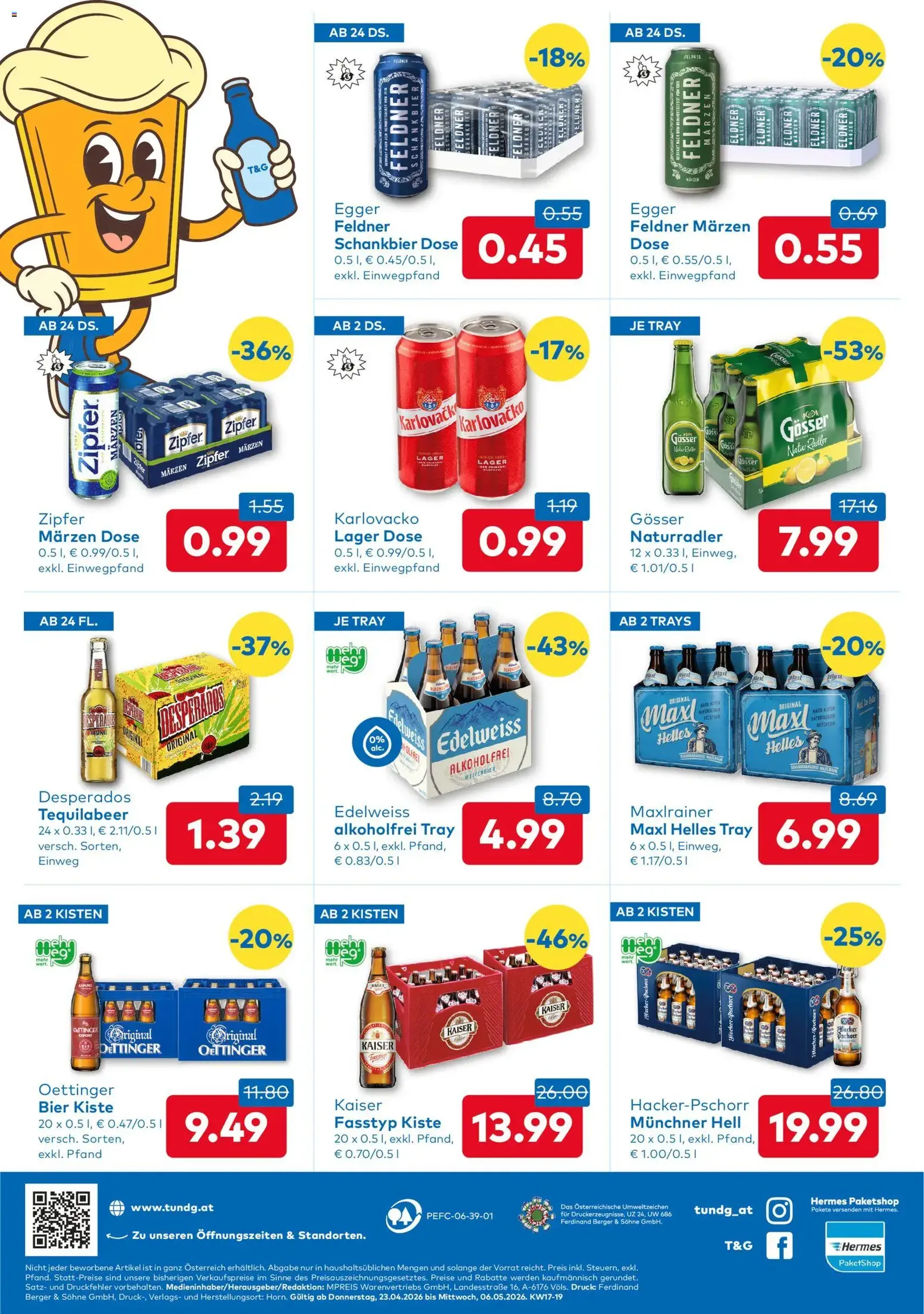 T&G Flugblatt - Gültiger Prospekt ab 23.04.2026, Seite 8 von insgesamt 10