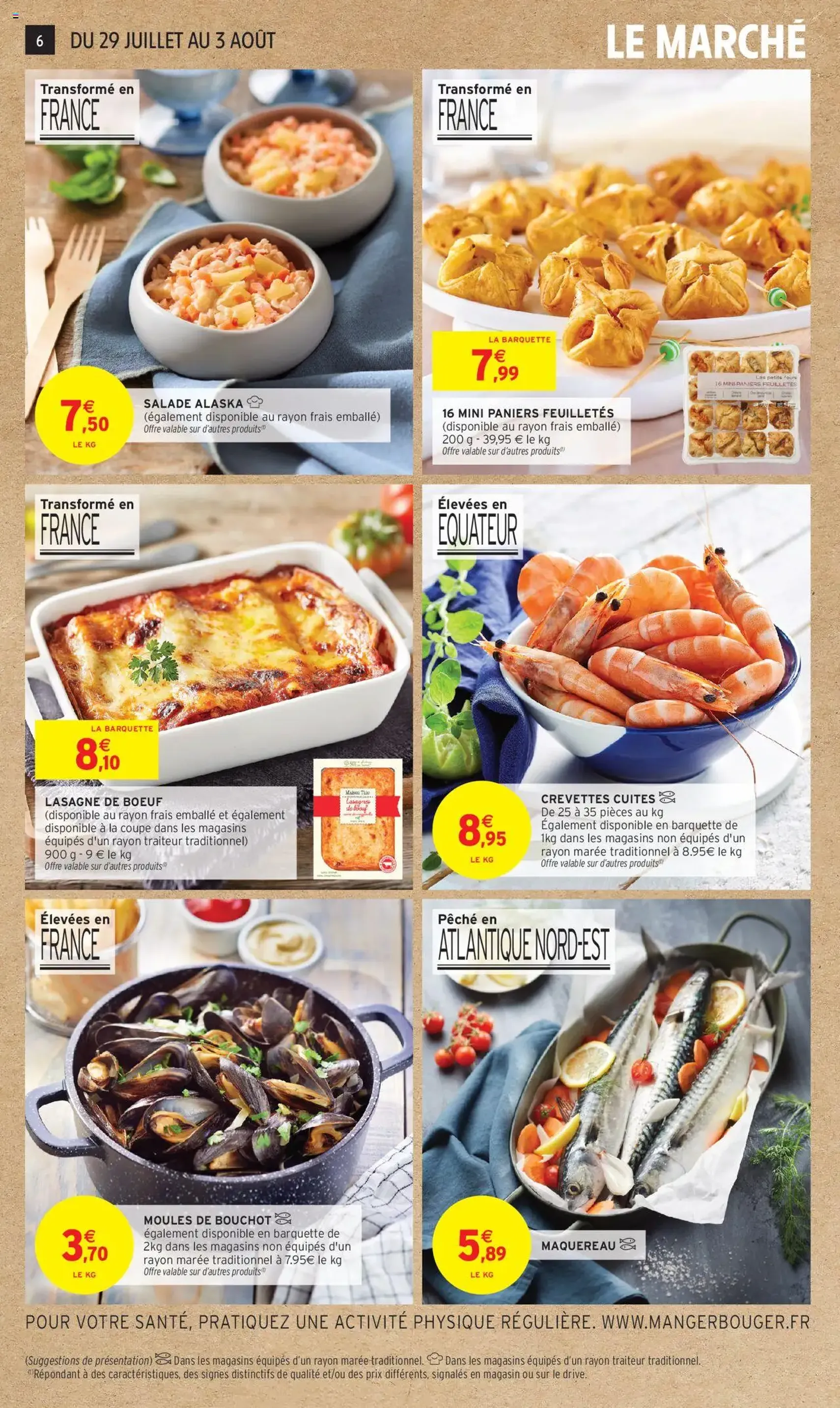 Intermarché catalogue semaine 30 - brochure valable à partir du 29/07/2025, page 6 sur 32 Intermarché catalogue semaine 30 - brochure valable à partir du 29/07/2025, page 6 sur 32