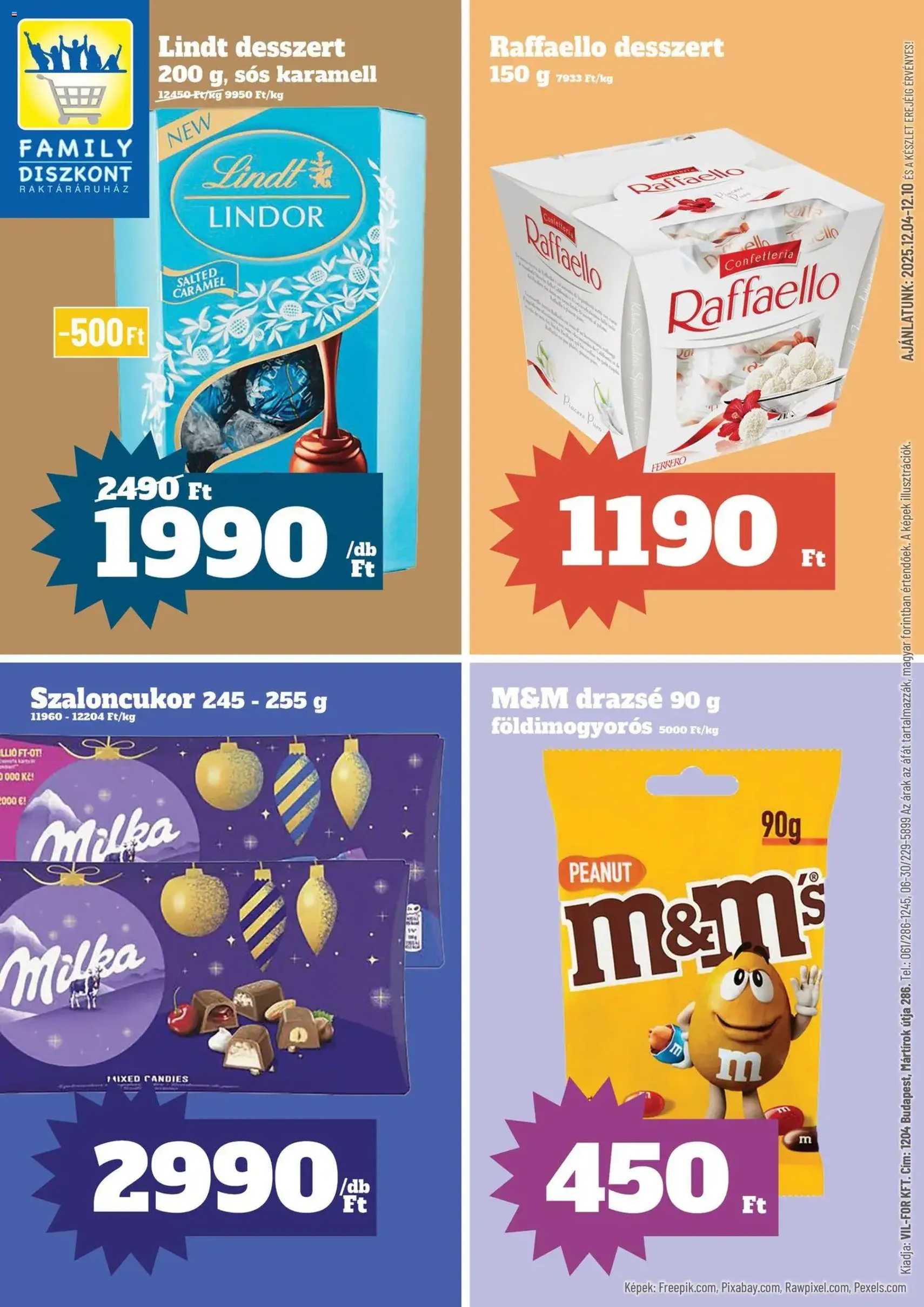 Family Diszkont Akciós újság - 2025.12.04. érvényes szórólap 1 oldal 30 oldalból