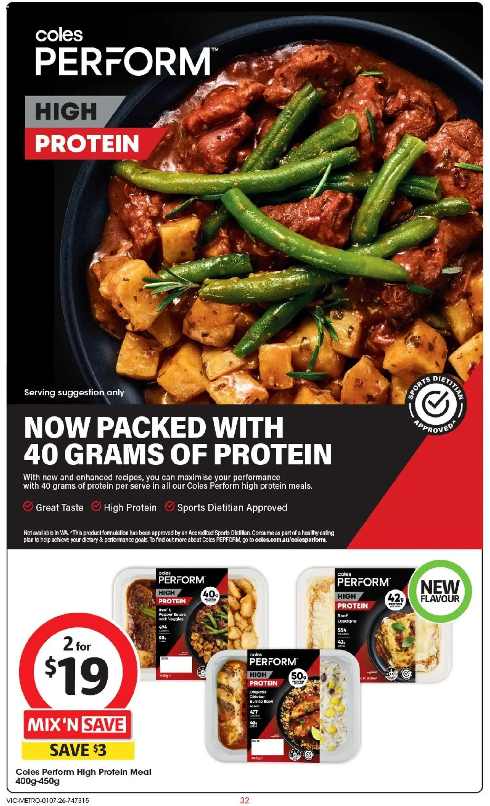 Coles catalogue - valid flyer from 01/07/2026, page 32 of 46