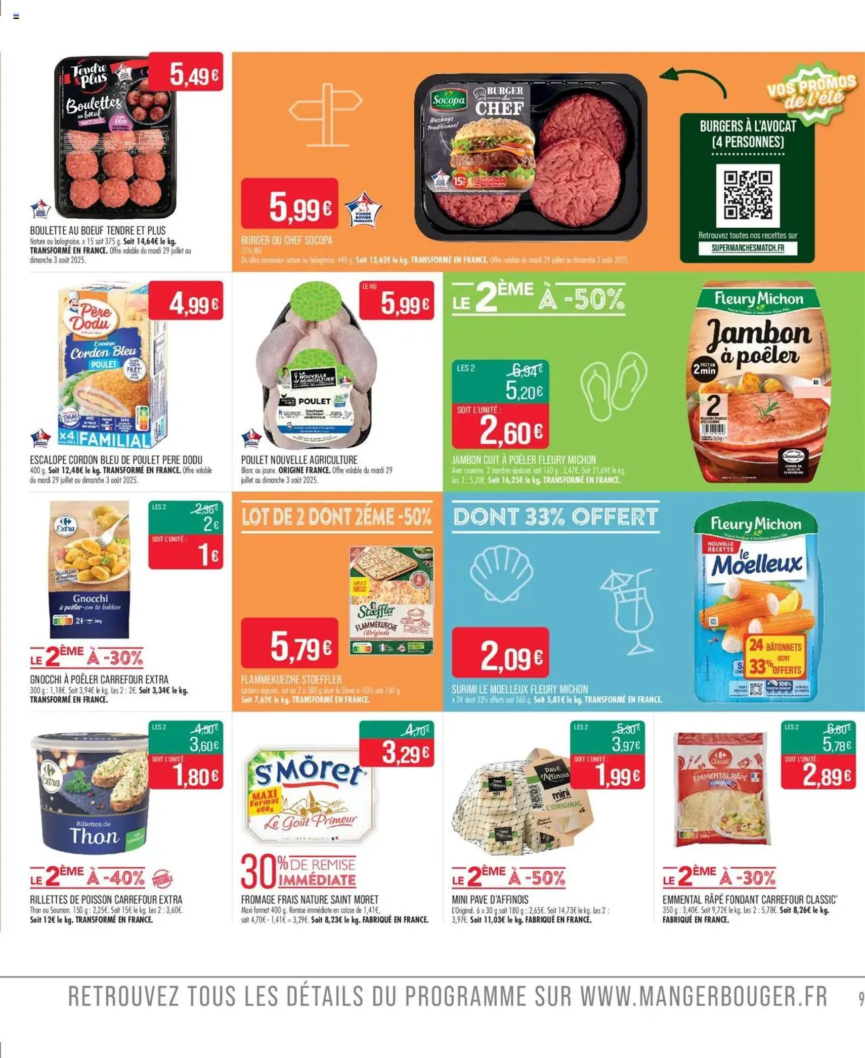 Match Supermarché catalogue - brochure valable à partir du 29/07/2025, page 9 sur 22 Match Supermarché catalogue - brochure valable à partir du 29/07/2025, page 9 sur 22