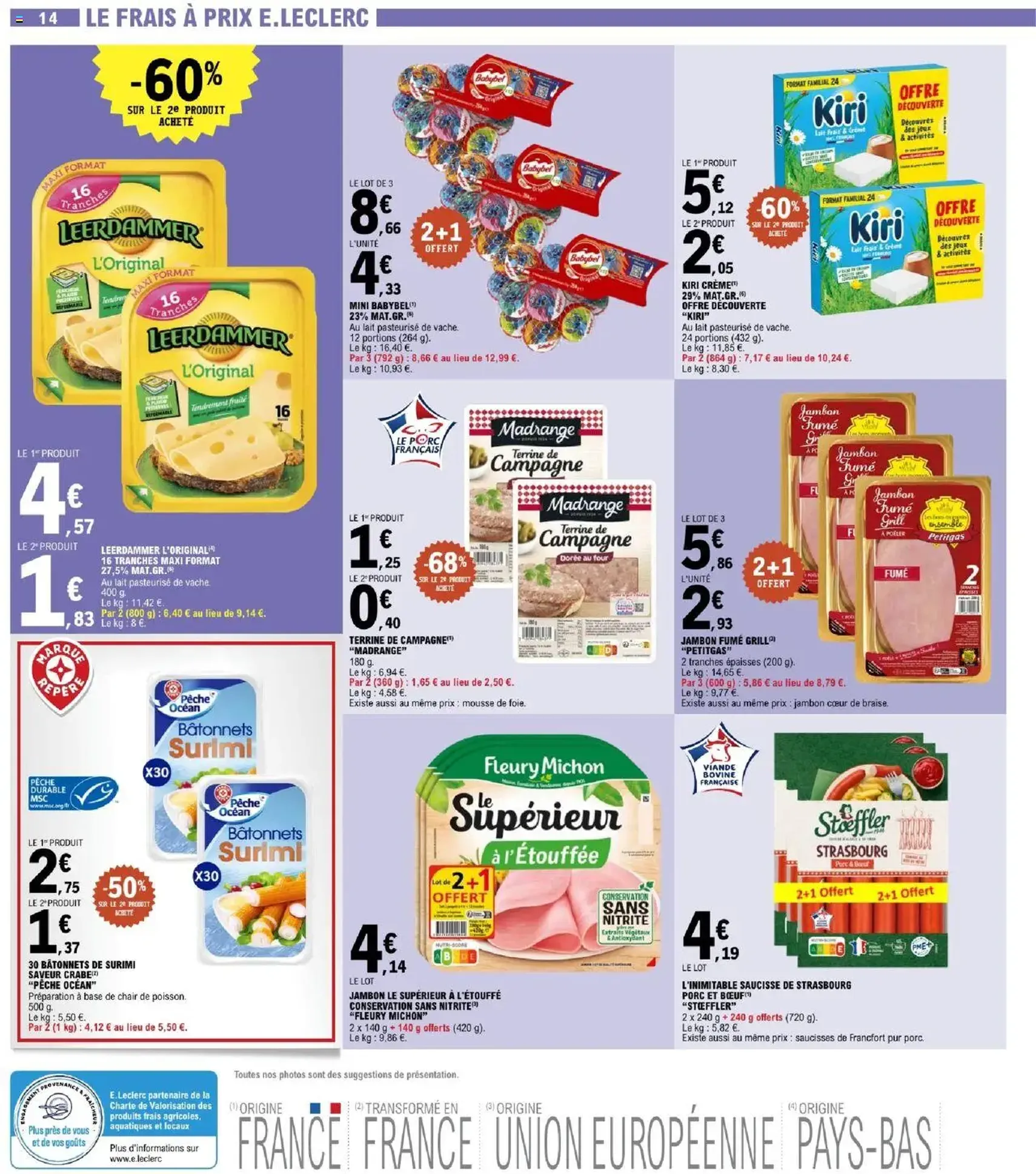 E.Leclerc catalogue semaine 35 - brochure valable à partir du 26/08/2025, page 14 sur 48 E.Leclerc catalogue semaine 35 - brochure valable à partir du 26/08/2025, page 14 sur 48