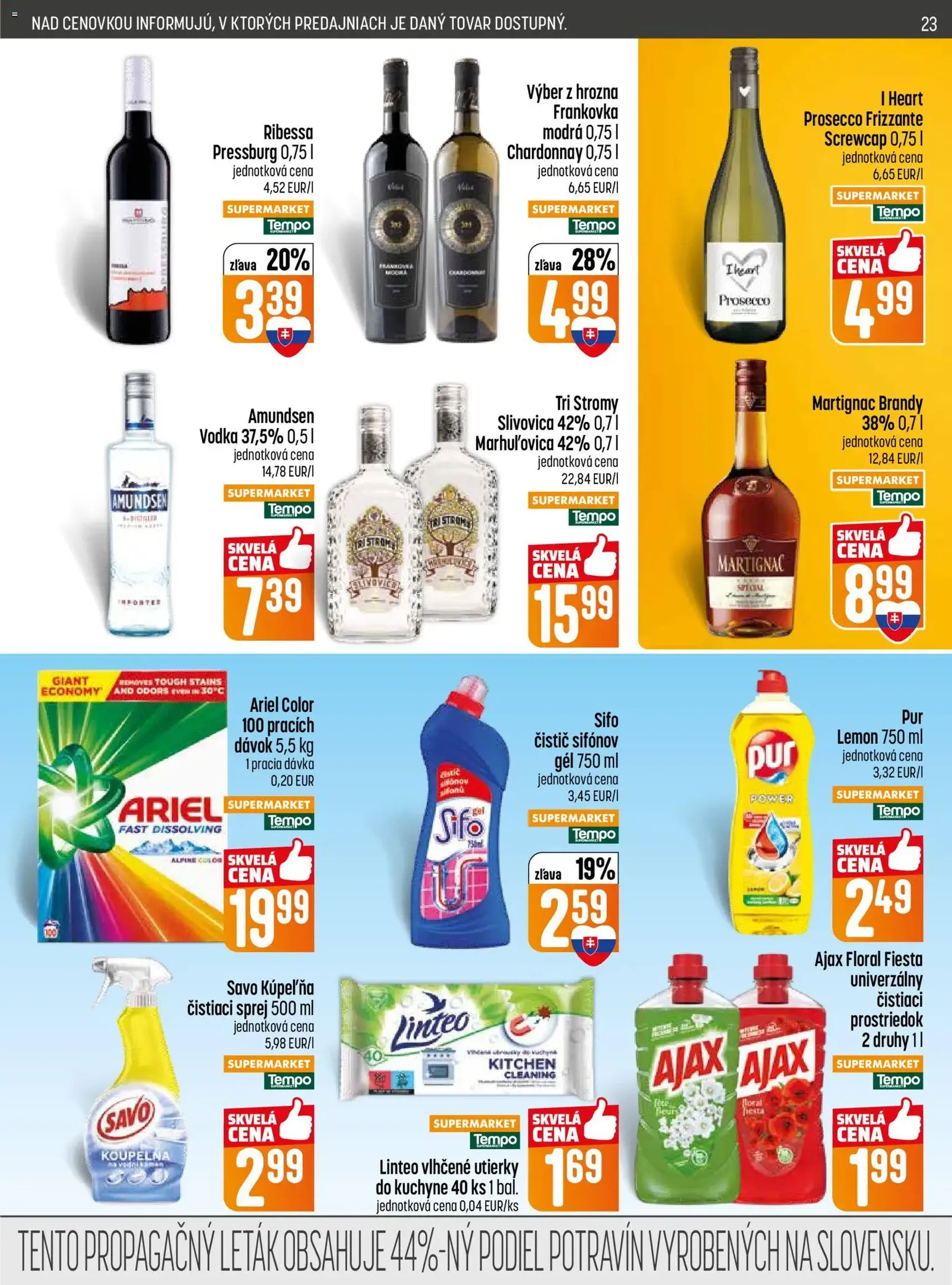 COOP Jednota leták - platný leták od 16.04.2026 strana 23 z 29