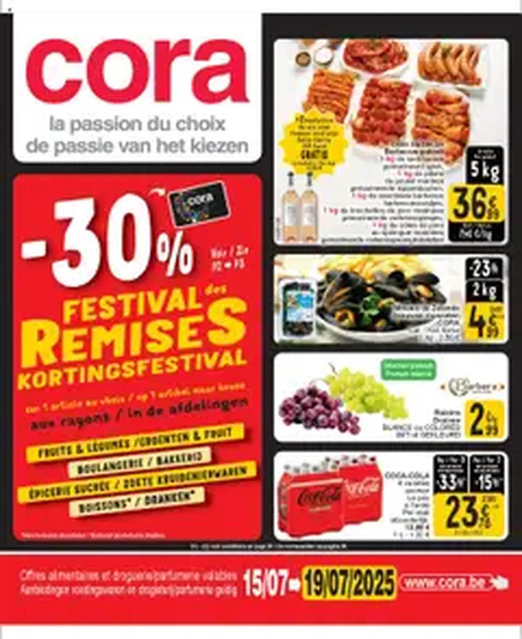 Cora folder week / de la semaine 29 - geldige folder vanaf 15/07/2025 pagina 1 van 1