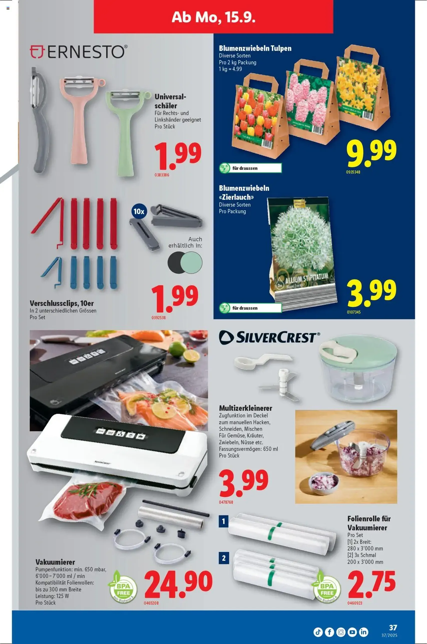 Lidl Aktionen - Gültiger Prospekt ab 11.09.2025, Seite 37 von insgesamt 40 Lidl Aktionen - Gültiger Prospekt ab 11.09.2025, Seite 37 von insgesamt 40