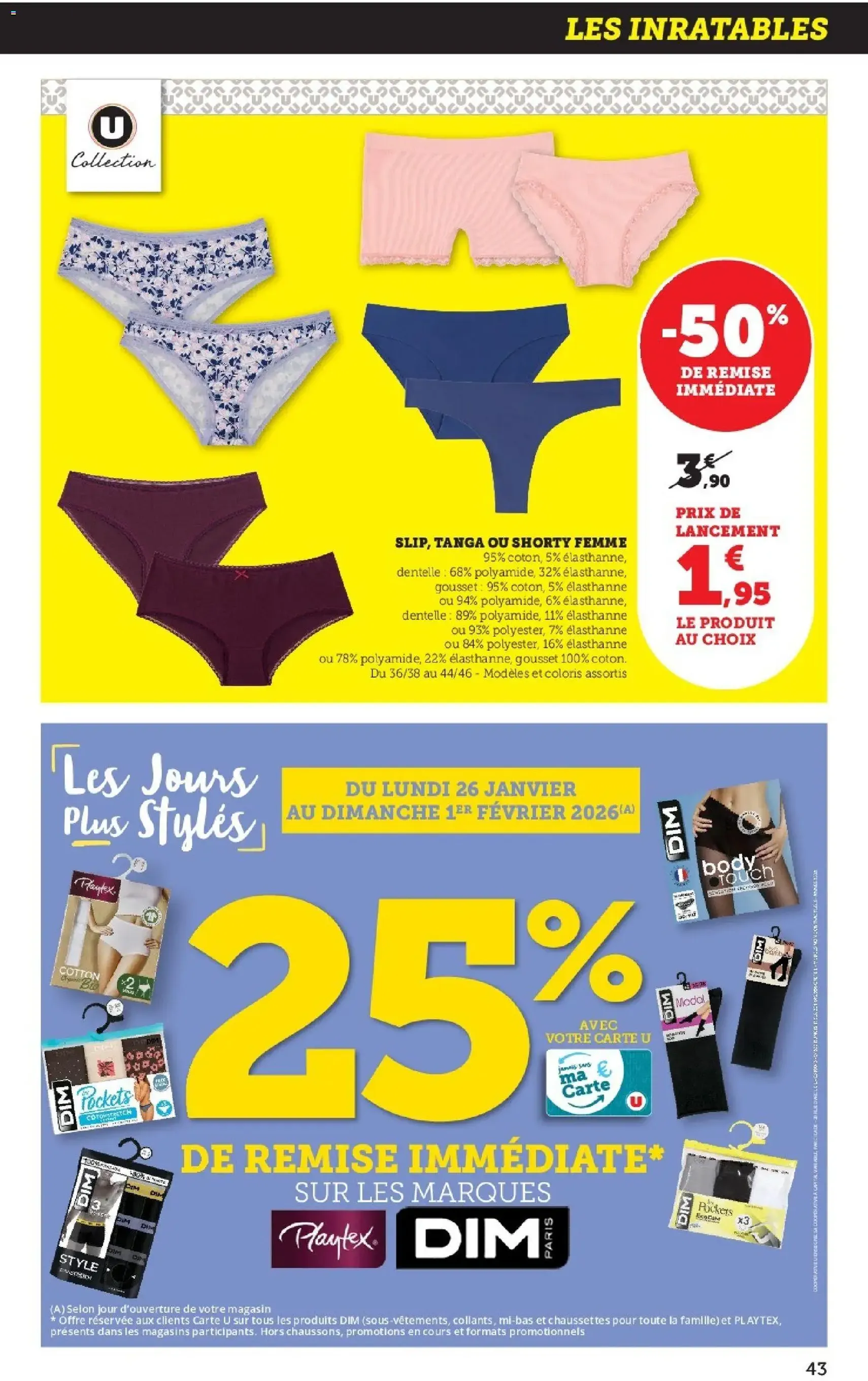 Super U catalogue - brochure valable à partir du 20/01/2026, page 43 sur 44