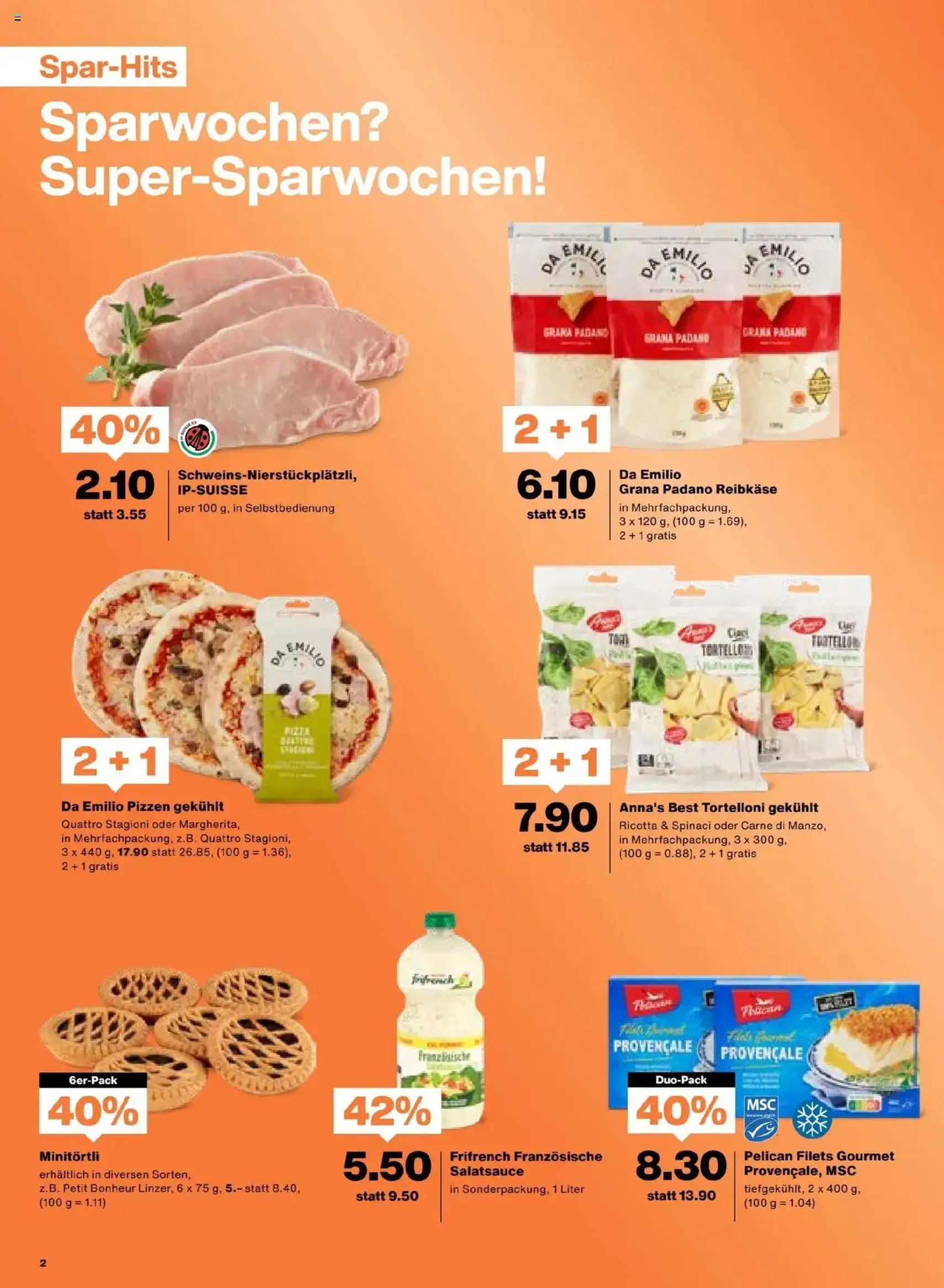 Migros Aktionen - Gültiger Prospekt ab 26.08.2025, Seite 2 von insgesamt 20 Migros Aktionen - Gültiger Prospekt ab 26.08.2025, Seite 2 von insgesamt 20