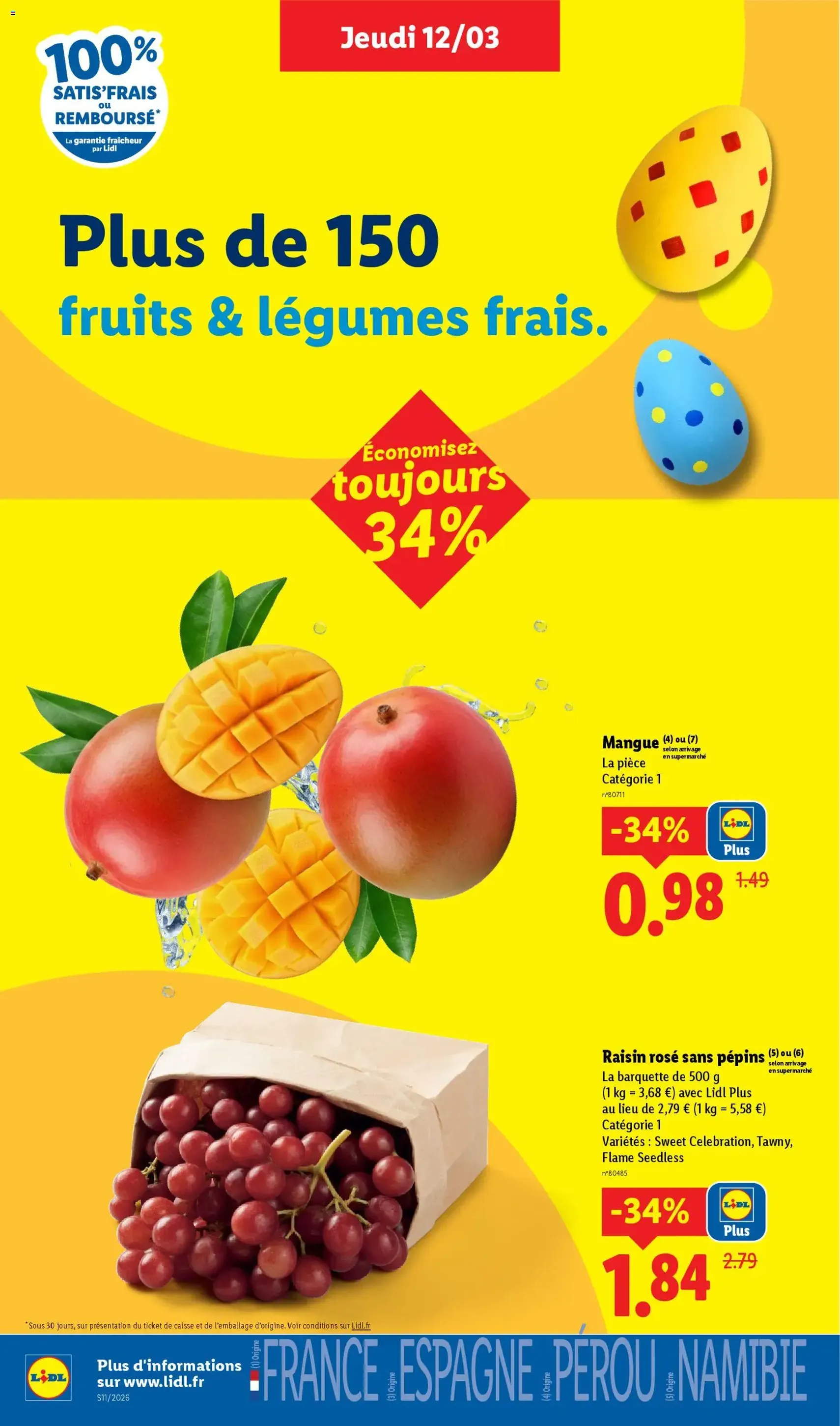 LIDL catalogue semaine 11 - brochure valable à partir du 12/03/2026, page 2 sur 71