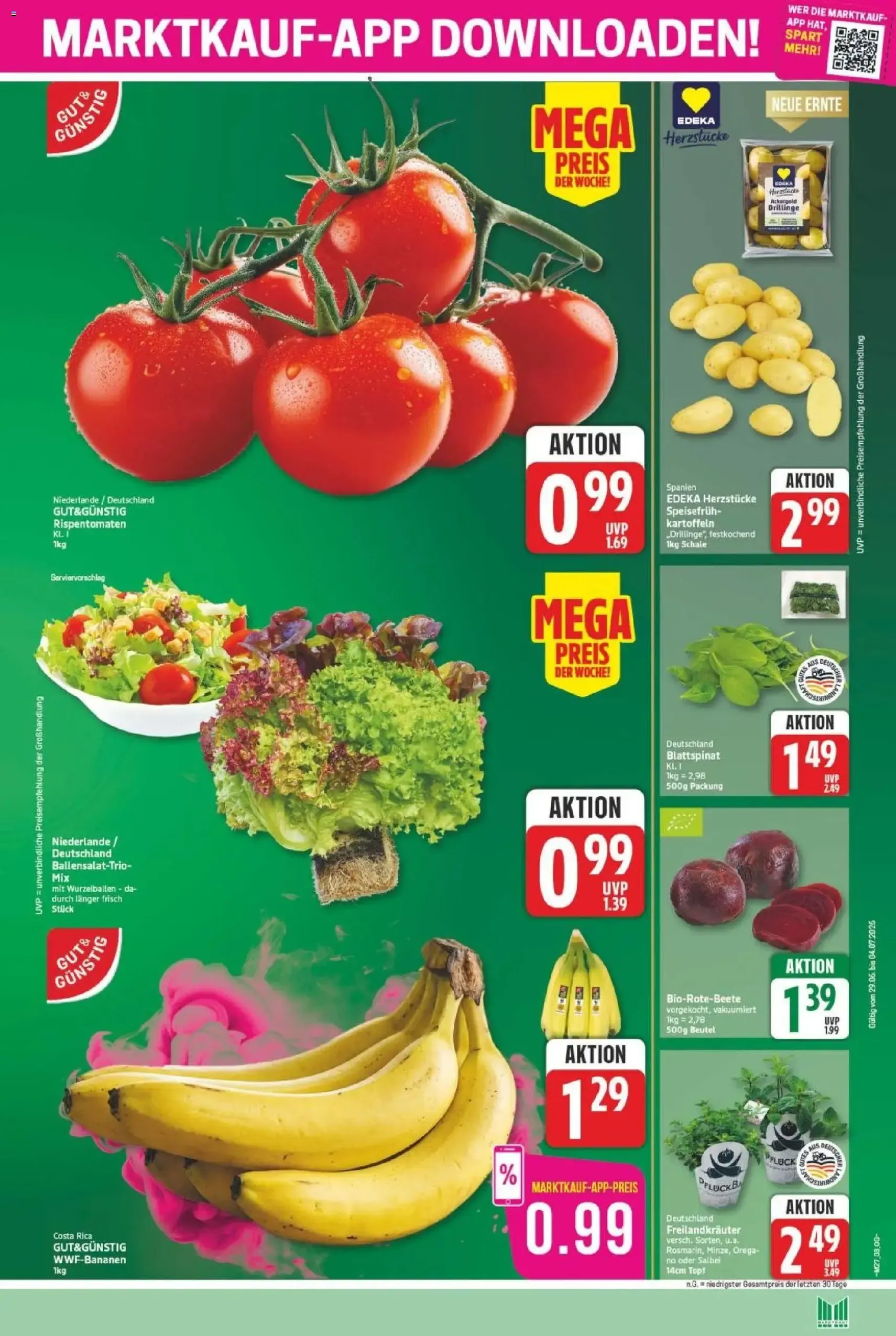 Marktkauf Prospekt - Gültiger Prospekt ab 29.06.2026, Seite 3 von insgesamt 36