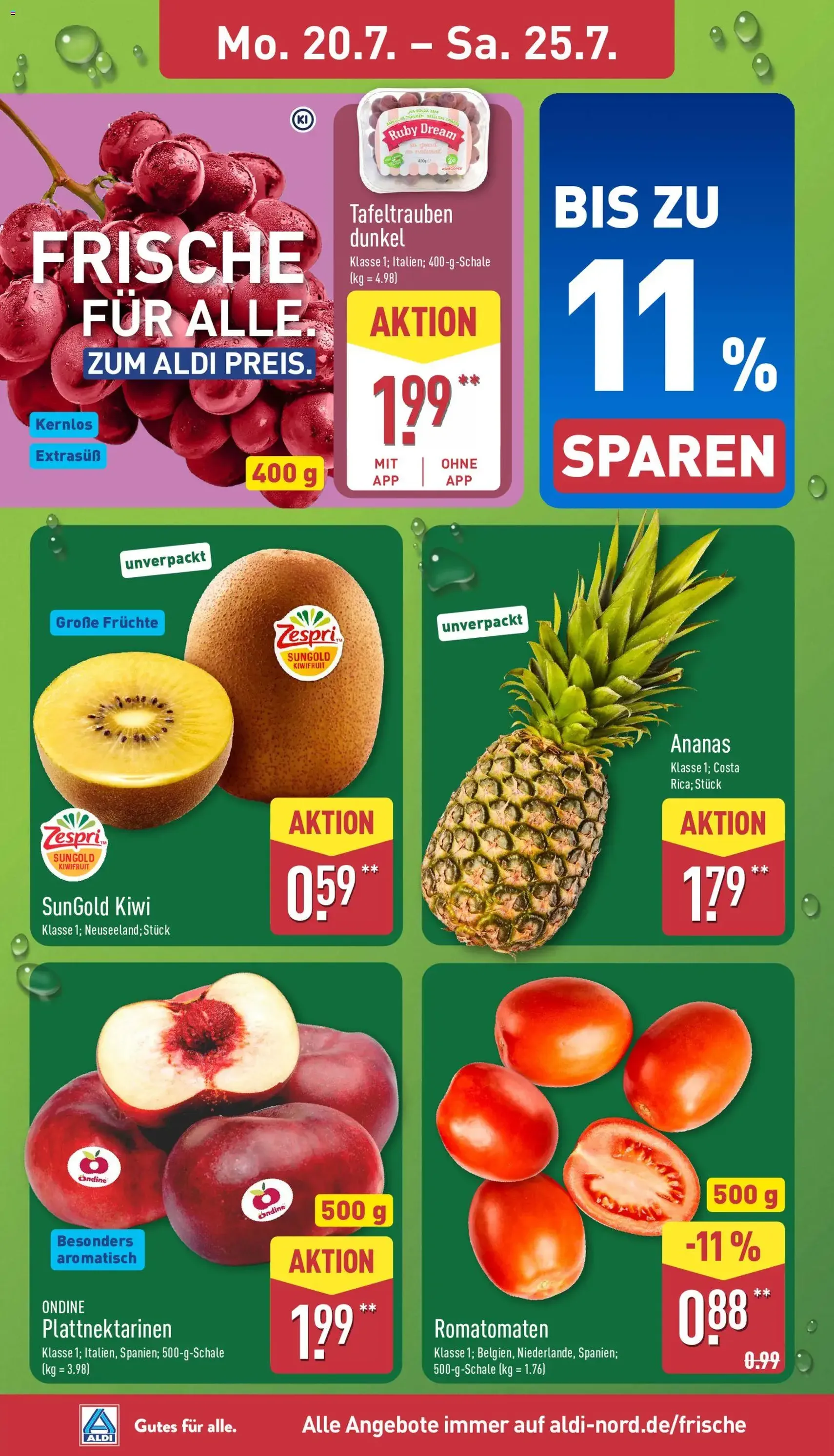 Aldi Prospekt - Gültiger Prospekt ab 20.07.2026, Seite 2 von insgesamt 42