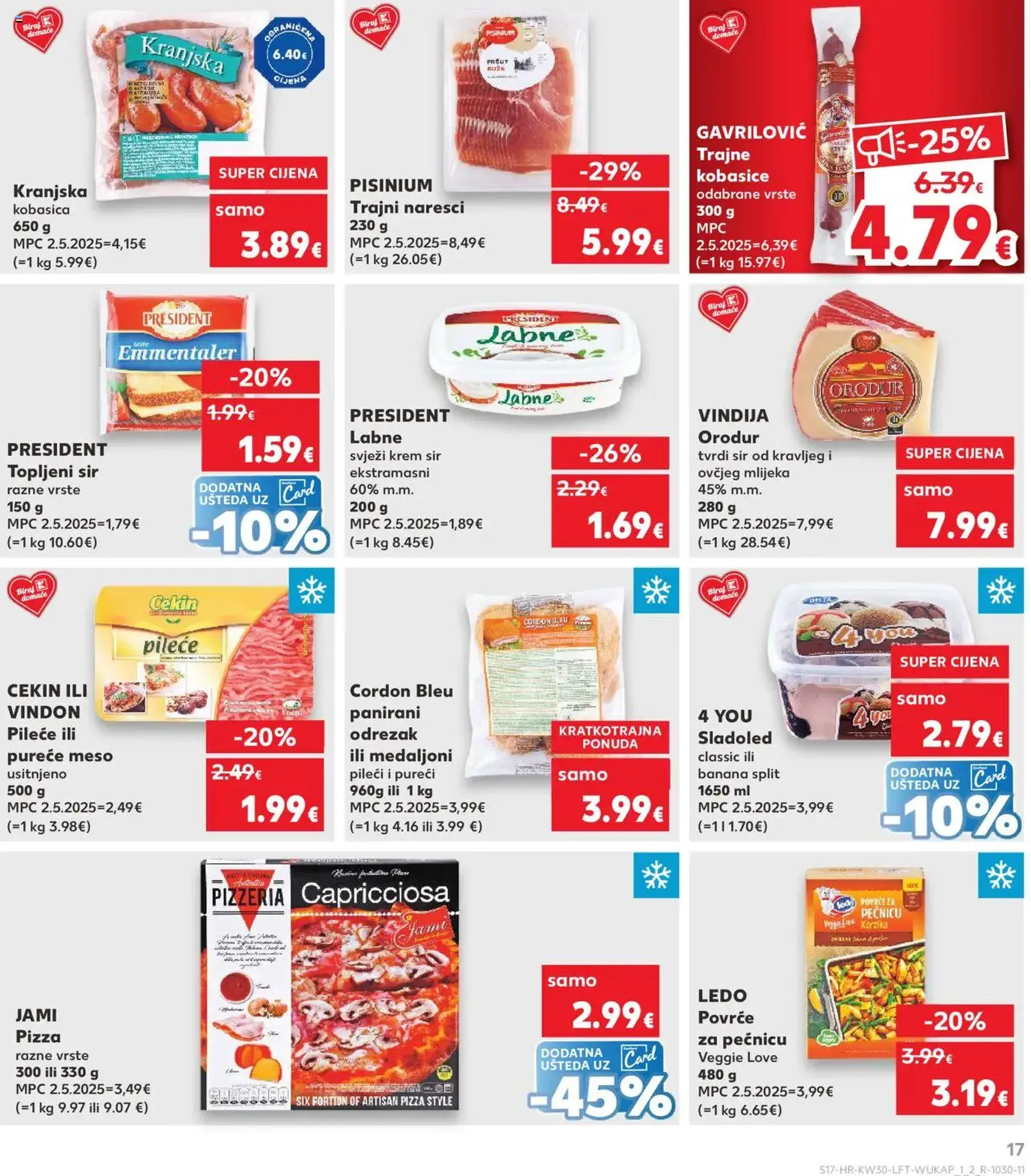 Kaufland HR - Split-Ravne njive - 2025.07.23. érvényes szórólap 17 oldal 32 oldalból