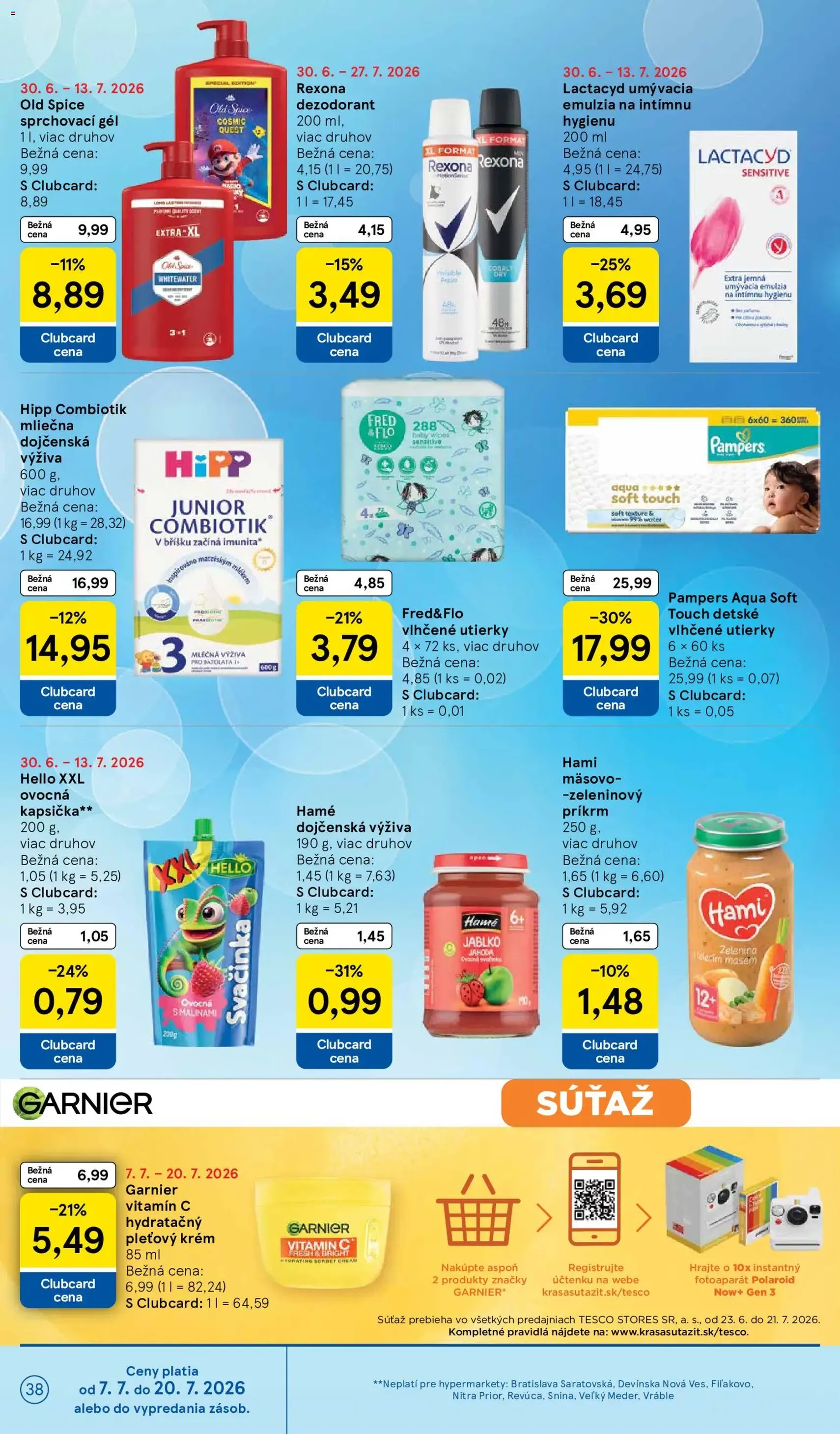 Tesco Hypermarket - leták - platný leták od 08.07.2026 strana 38 z 48