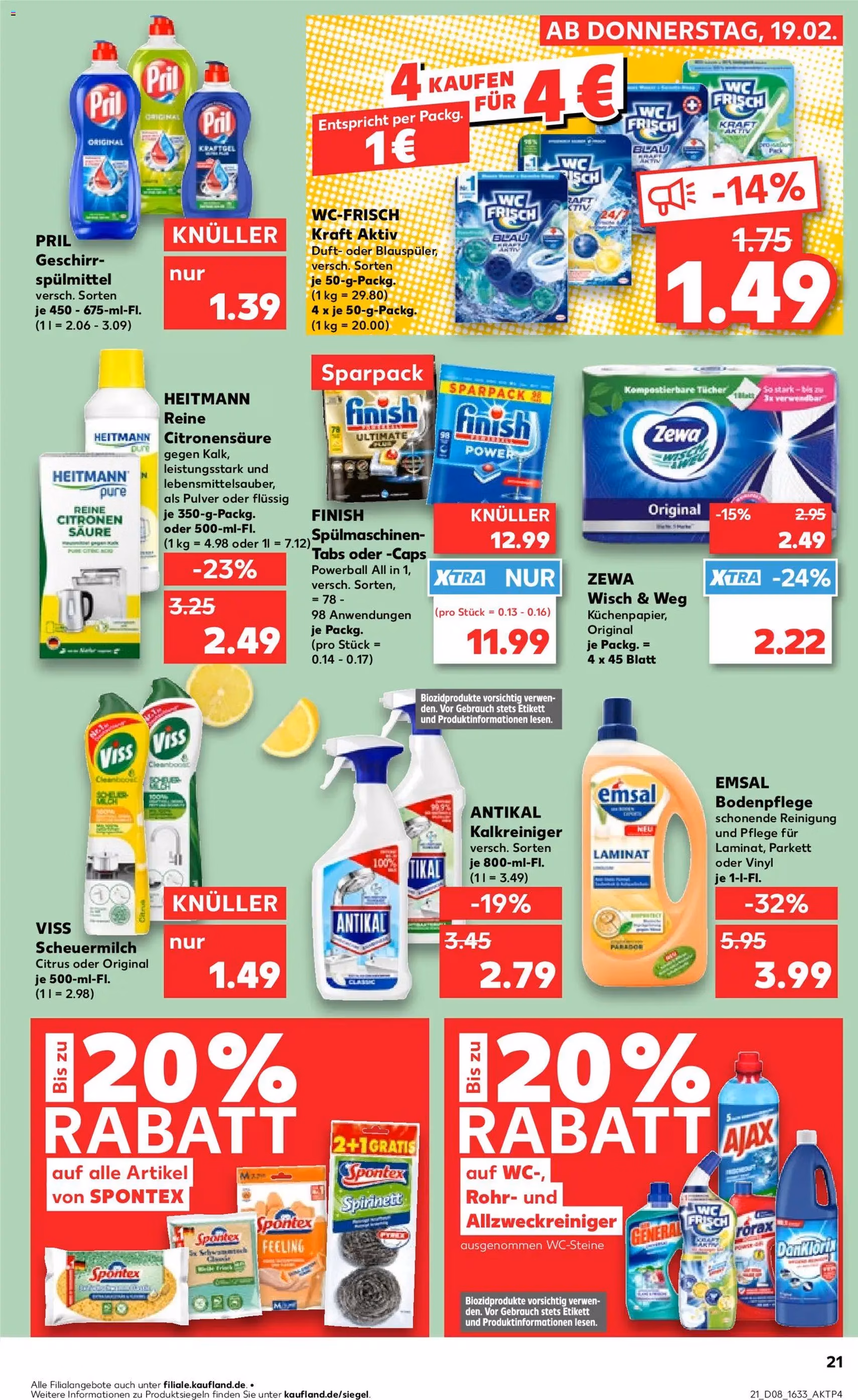 Kaufland Prospekt - Gültiger Prospekt ab 19.02.2026, Seite 21 von insgesamt 59