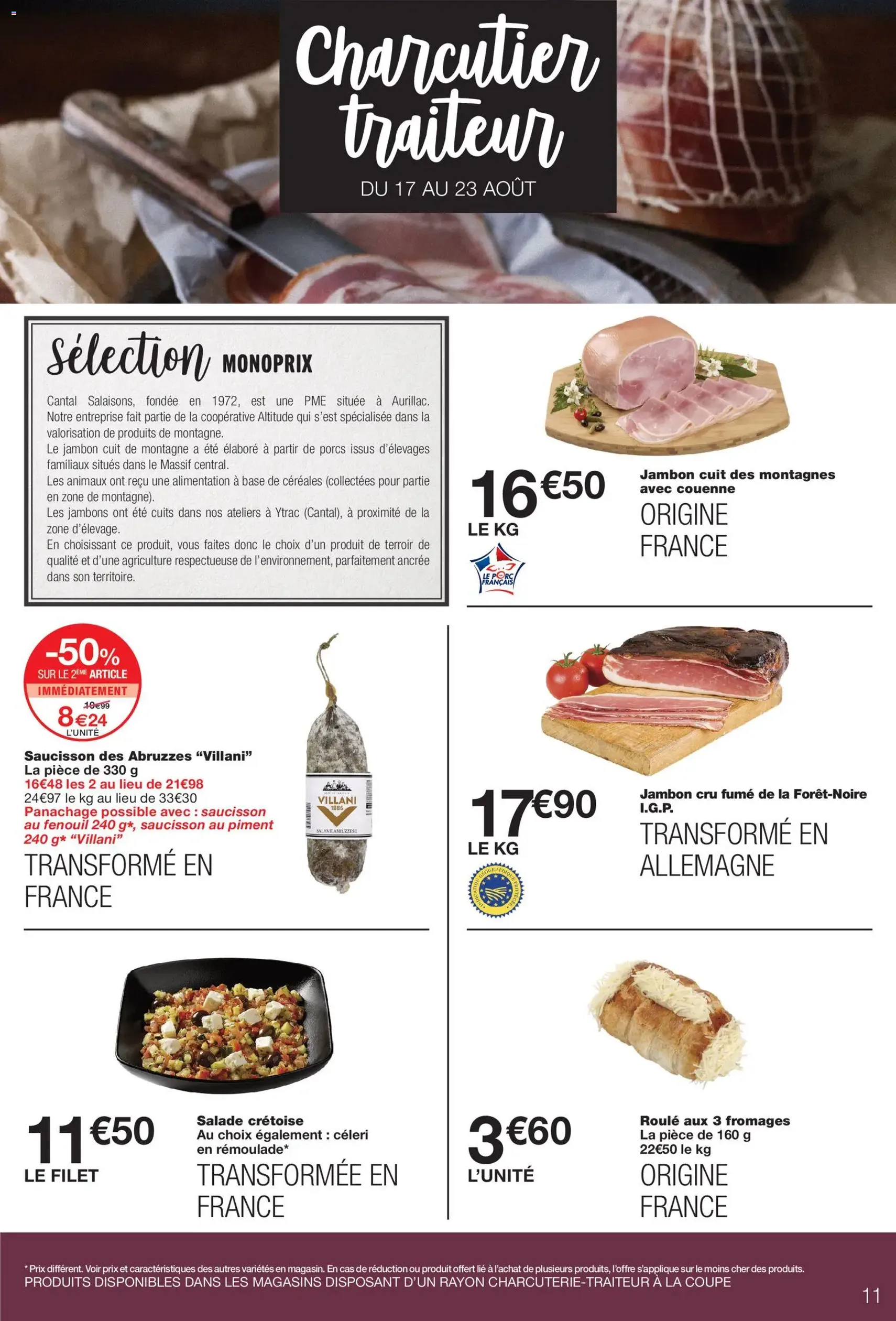 Monoprix catalogue - brochure valable à partir du 11/08/2026, page 11 sur 46