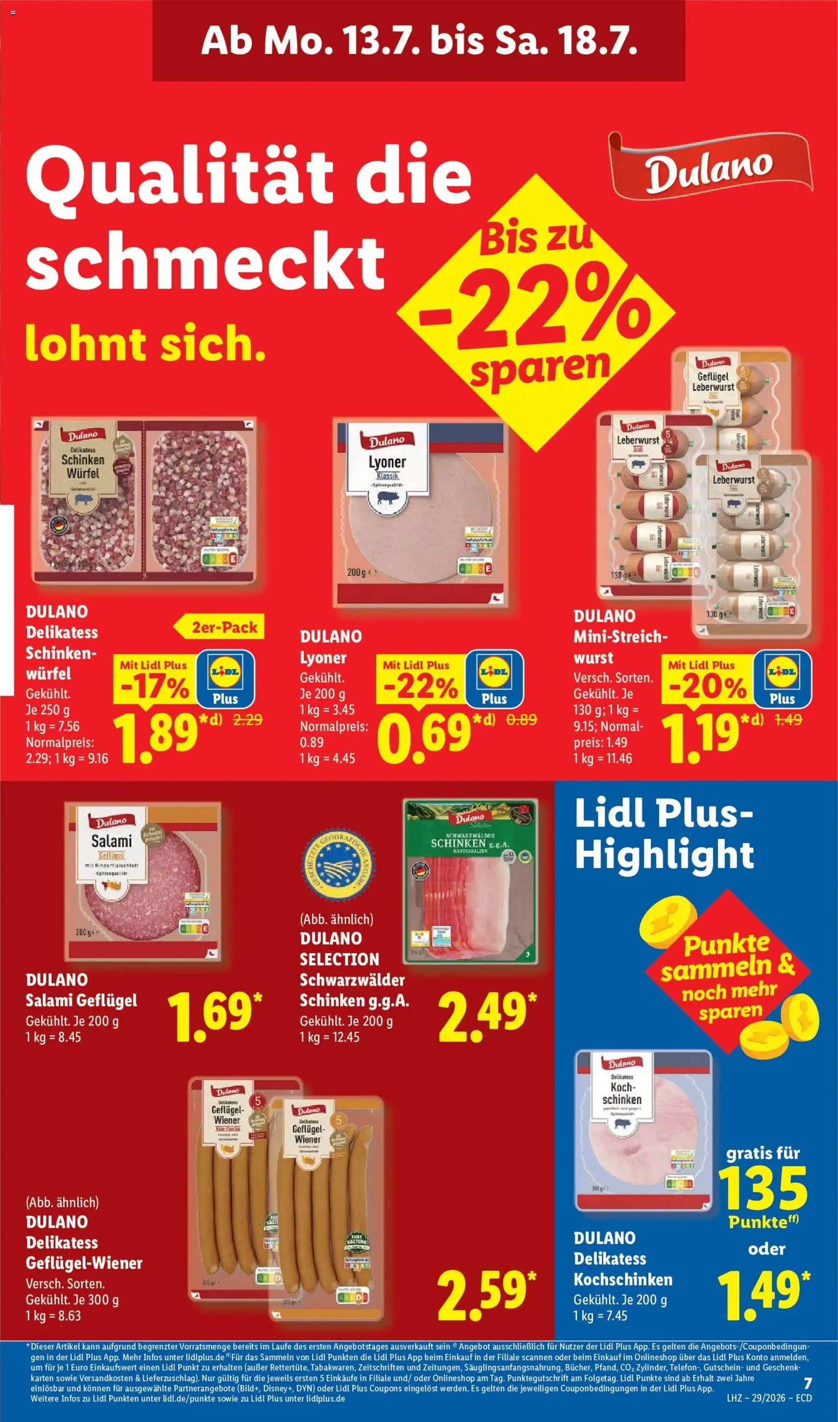 Lidl Prospekt - Gültiger Prospekt ab 13.07.2026, Seite 15 von insgesamt 72
