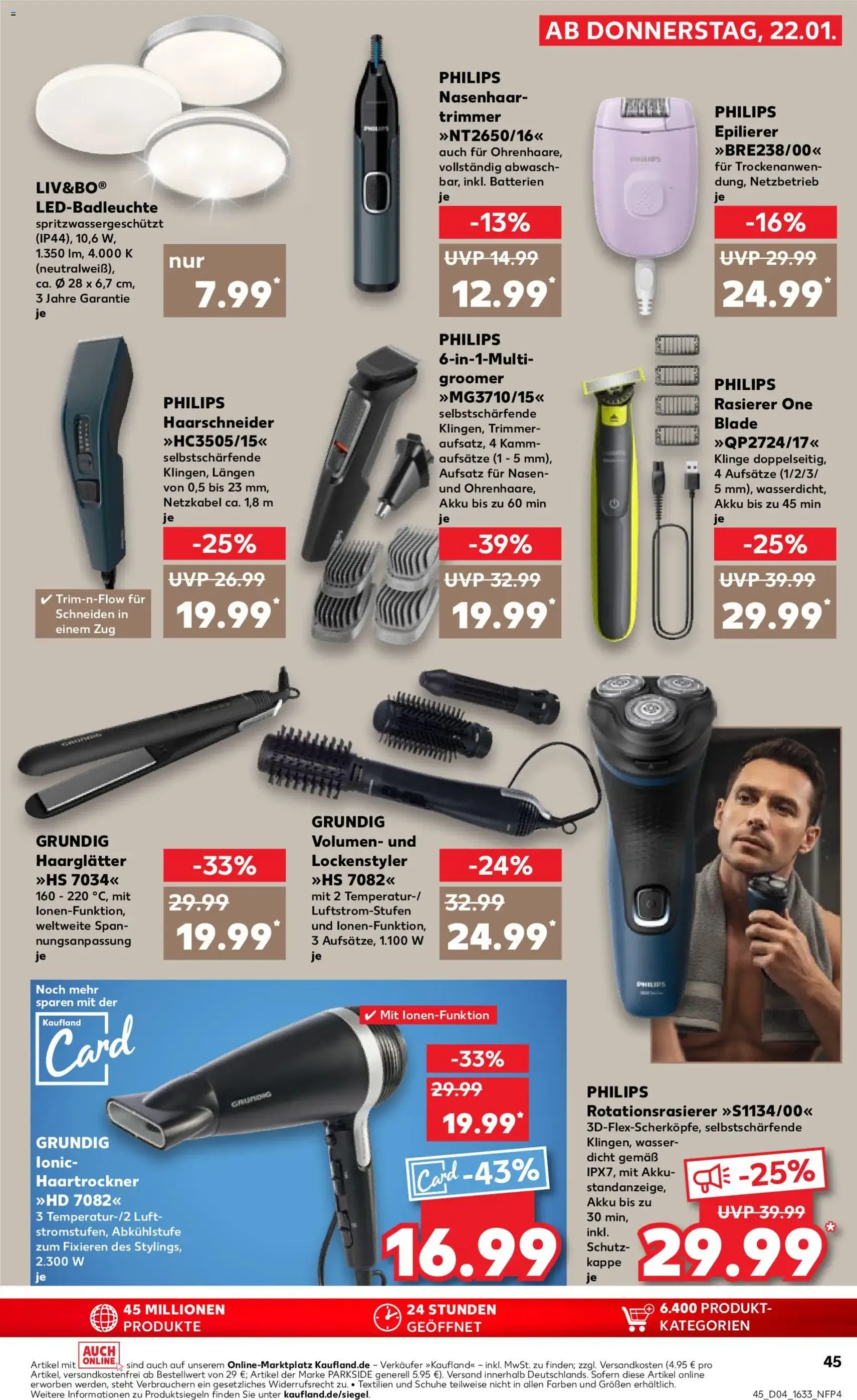 Kaufland Prospekt - Gültiger Prospekt ab 22.01.2026, Seite 45 von insgesamt 59